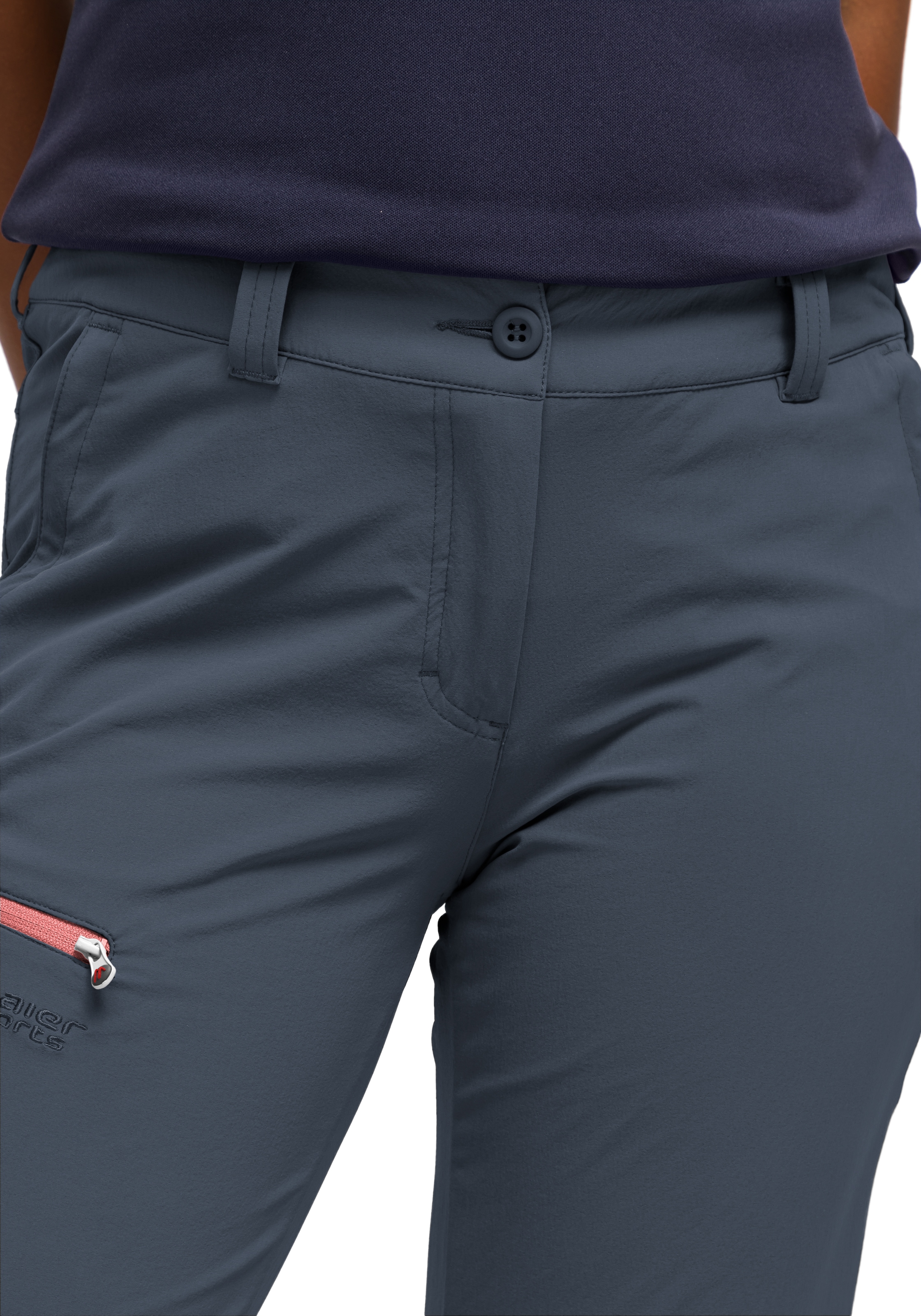 Maier Sports Funktionshose »Inara slim«, Herren Wanderhose, atmungsaktive Outdoor-Hose, 4 Taschen, Slim Fit