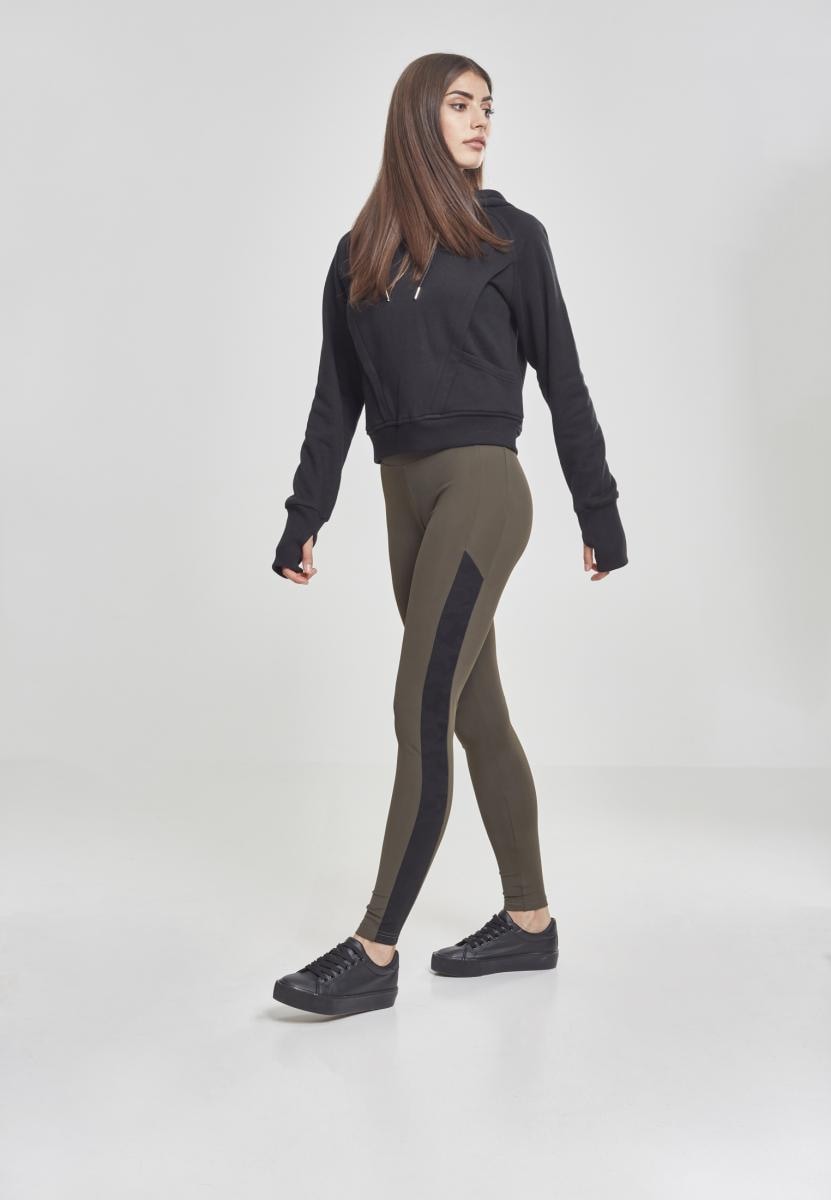 Urban Classics Damen-Leggings Mit Jacquard-Camo-Streifen – In Vielen Größen Von XS Bis 5XL