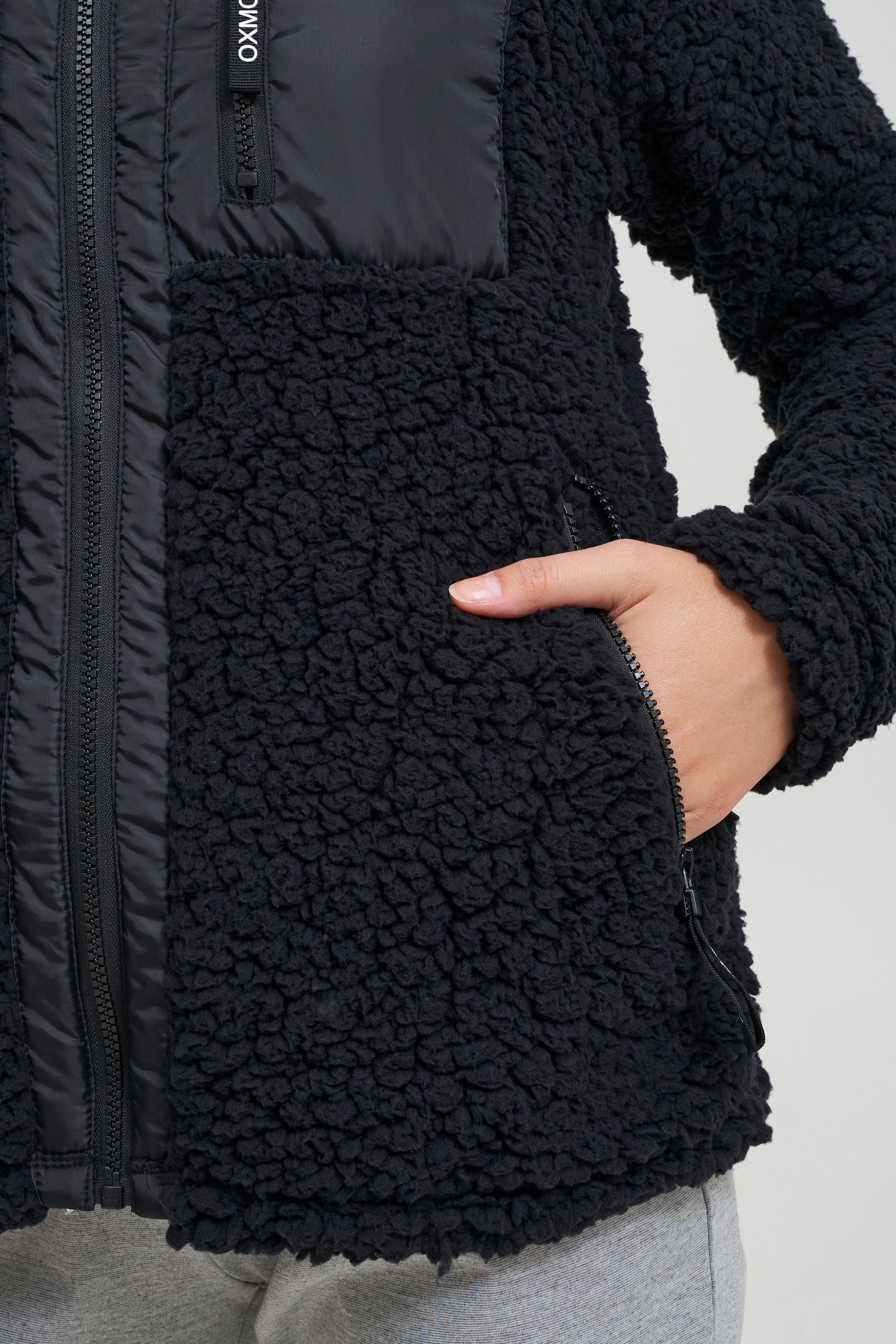 OXMO Sweatjacke »Fleecejacke OXEllin«