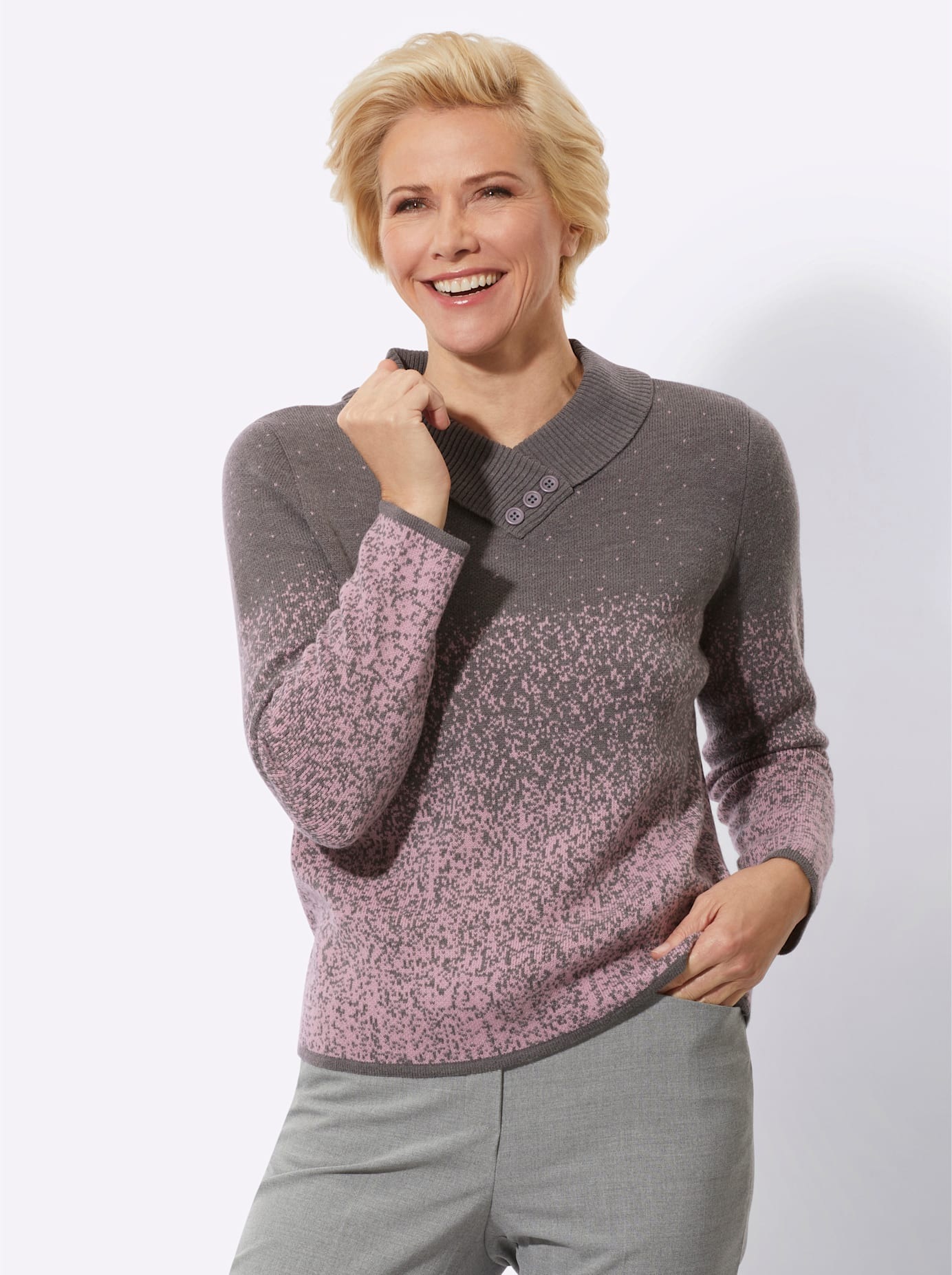 Classic V-Ausschnitt-Pullover "Pullover" günstig online kaufen