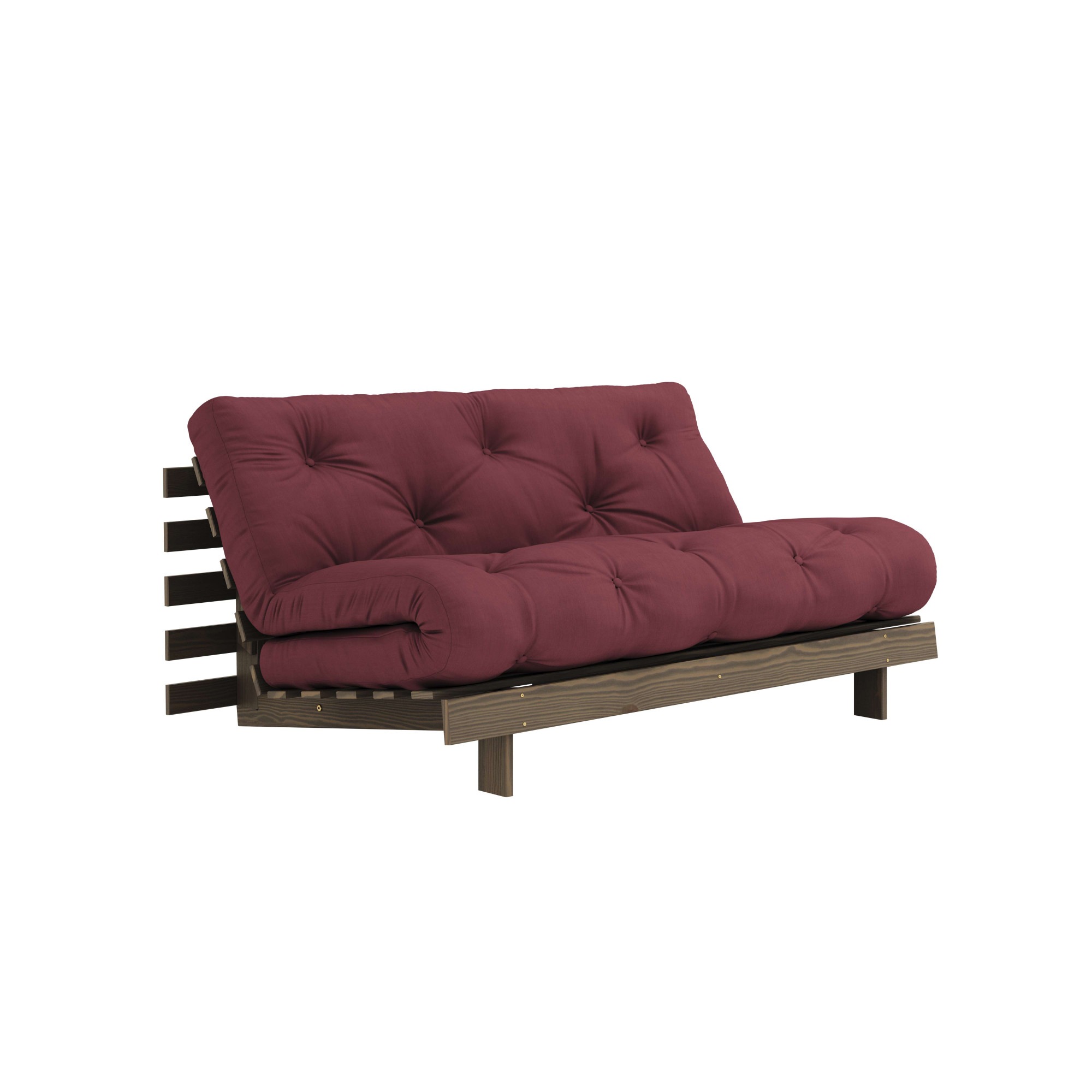 Karup Design Schlafsofa »Roots 160 Schlafsofa, Gästebett, Sofa mit Futonmatratze«, (2 St.), Inkl. Futonmatratze, Liegefläche 160x200 cm, FSC® zertifizierte Kiefer