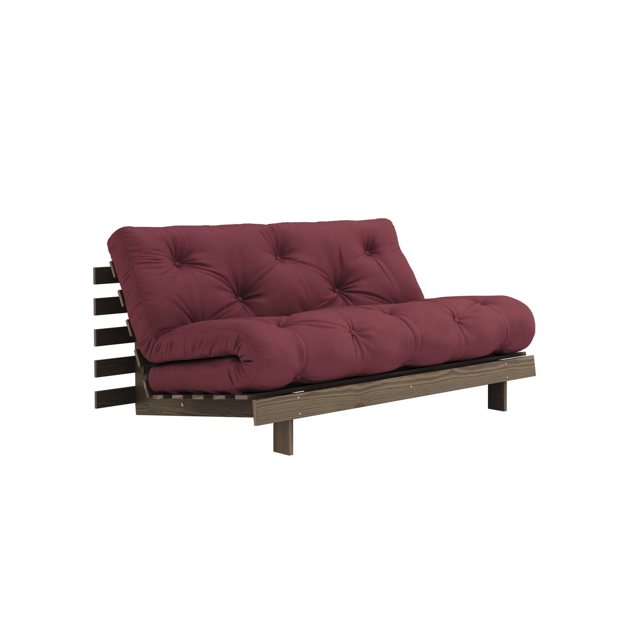 Karup Design Daybett "Roots Sofa Bed, Schlafsofa, Bettfunktion, FSC-Massivholz" Inkl. Futonmatratze, Made in Europe, langlebig, B: 140 oder 160 cm