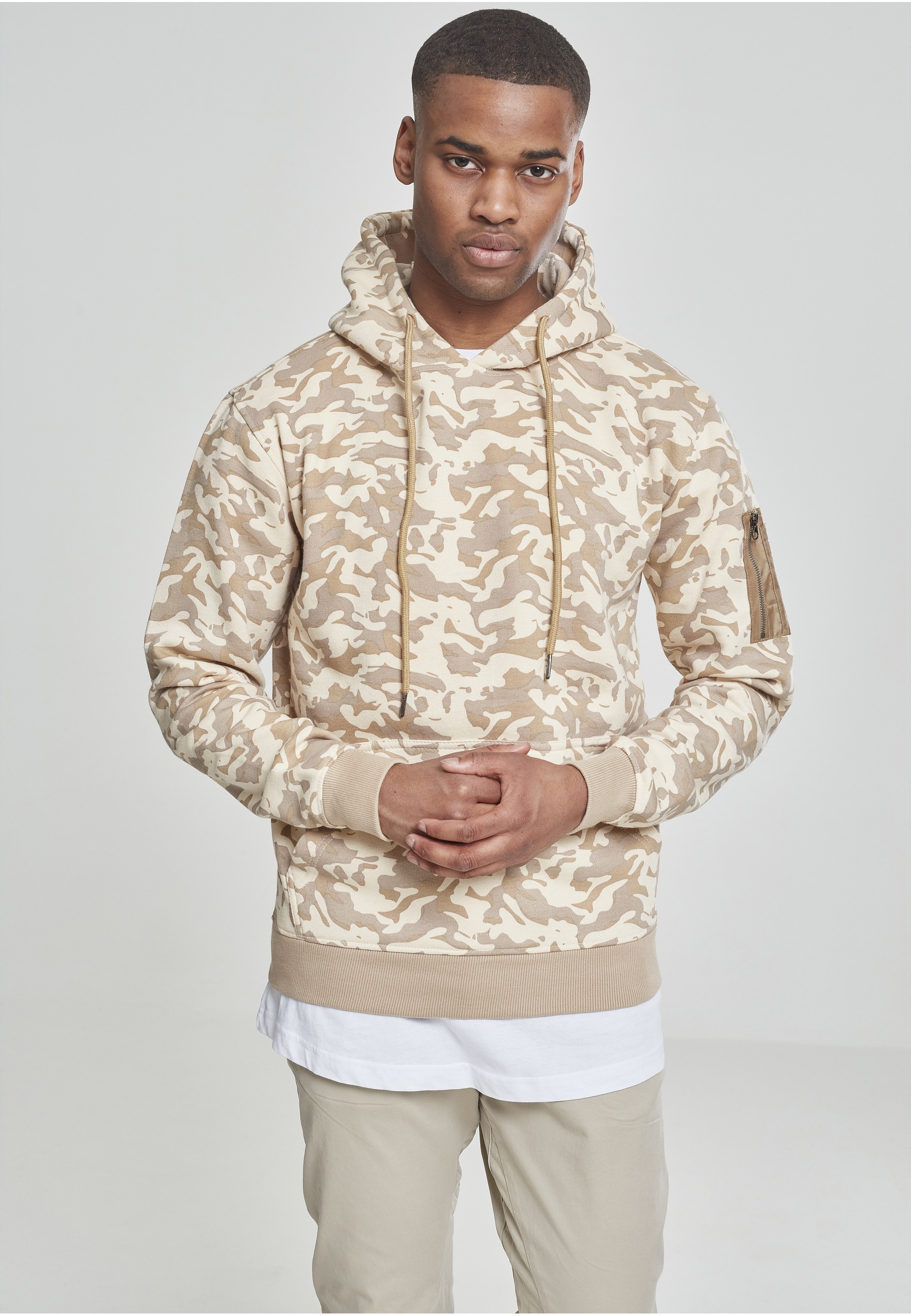 URBAN CLASSICS Sweatshirt »Urban Classics Herren Sweat Camo Bomber Hoody«, 1
