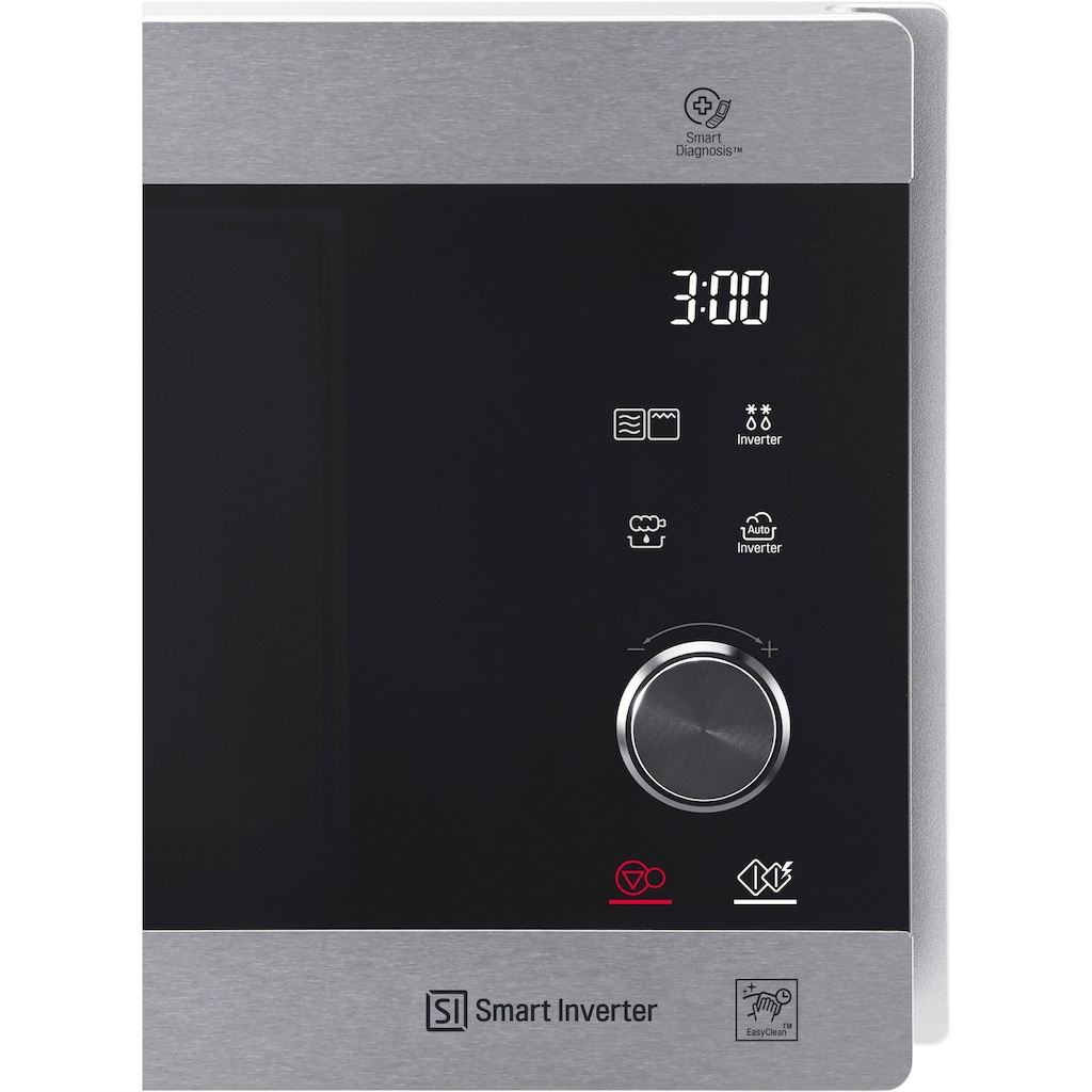 LG Mikrowelle »MH 6565 CPS«, Grill, 1000 W, Smart Inverter Technologie, echte Glasfront