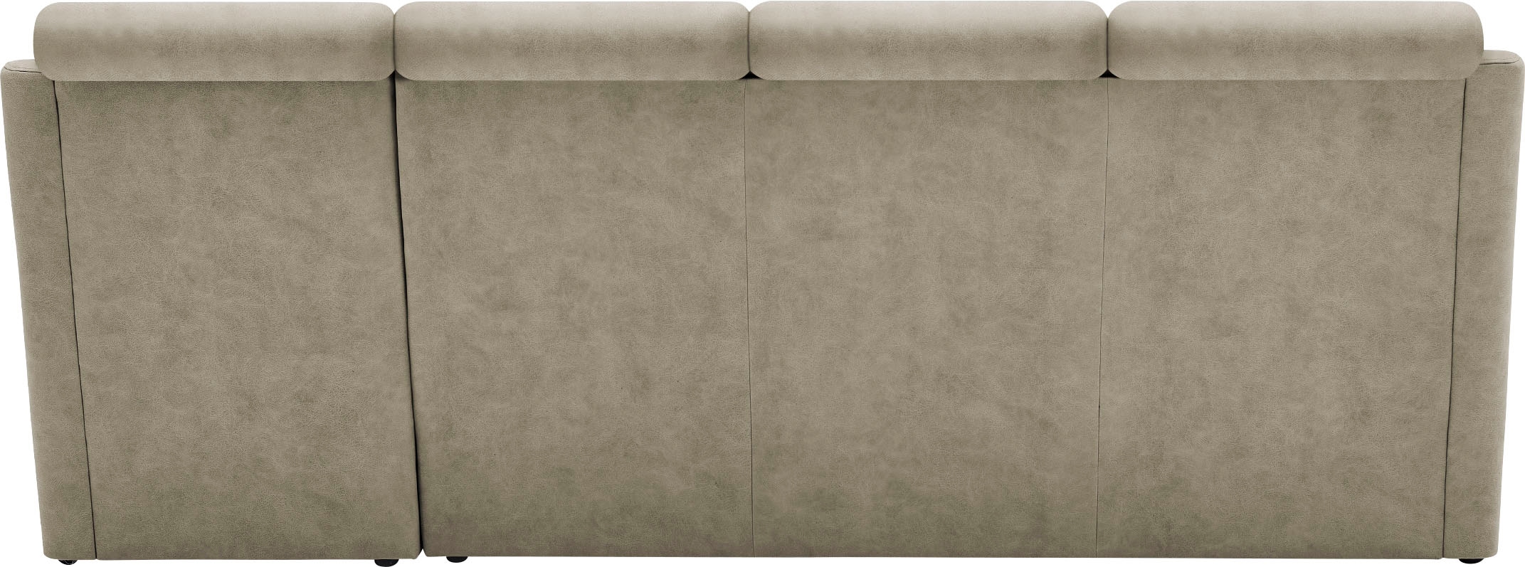 VILLA BECK Ecksofa »Varese L-Form«, (2 St.), Kopfteilverstellung, wahlweise mit Sitzvorzug, in Sitzhöhe 46 cm
