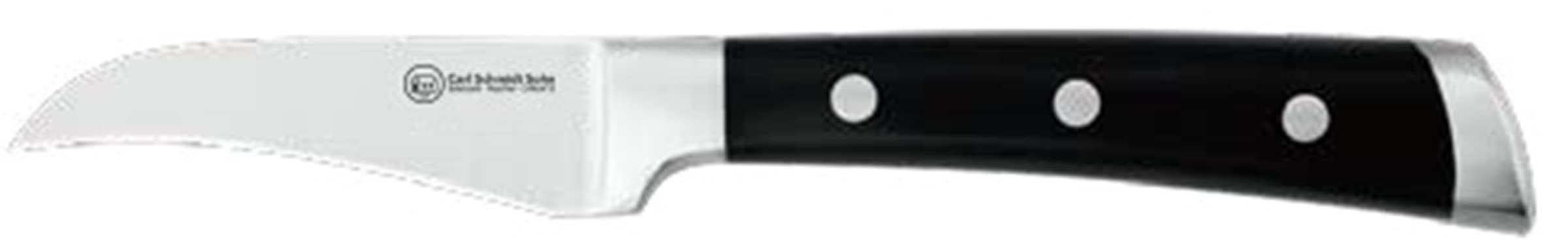 Carl Schmidt Sohn Schälmesser "HERNE, 7 cm, Edelstahl rostfrei" mit ergonomischem Griff und Messerkropf