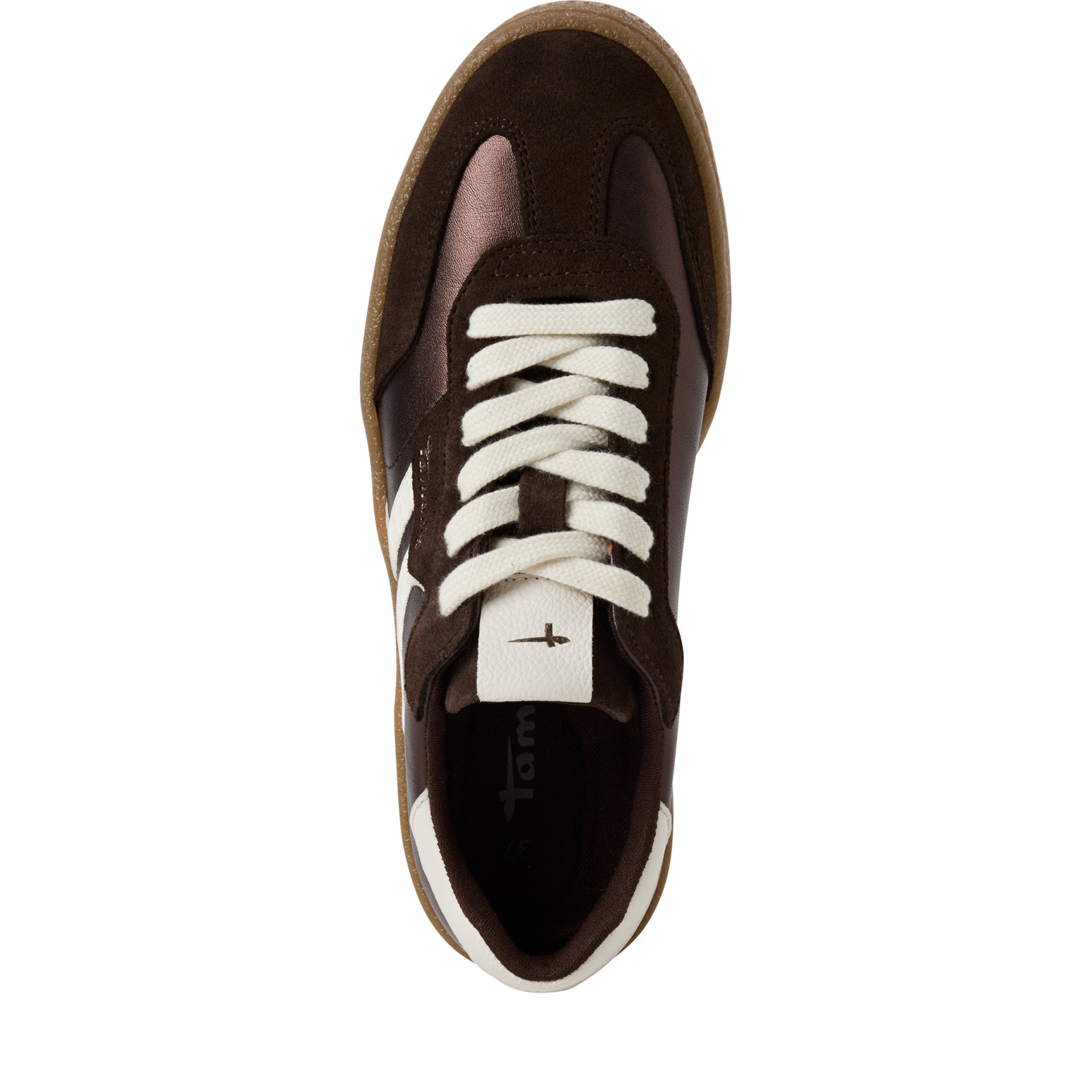 Tamaris Plateausneaker, Freizeitschuh, Halbschuh, Schnürschuh mit gepolstertem Schaftrand