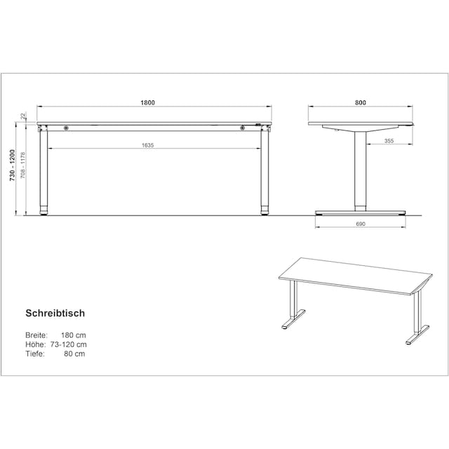 BAUR »Lissabon« Büro-Set | GERMANIA