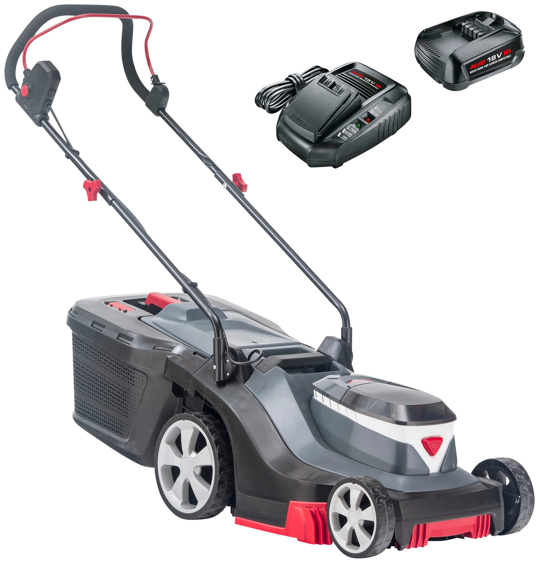 AL-KO Akkurasenmäher "HOME AND GARDEN COMPATIBLE 3.22 Li Easy" 32 cm Schnittbreite, inkl. 2 Akkus und Ladegerät