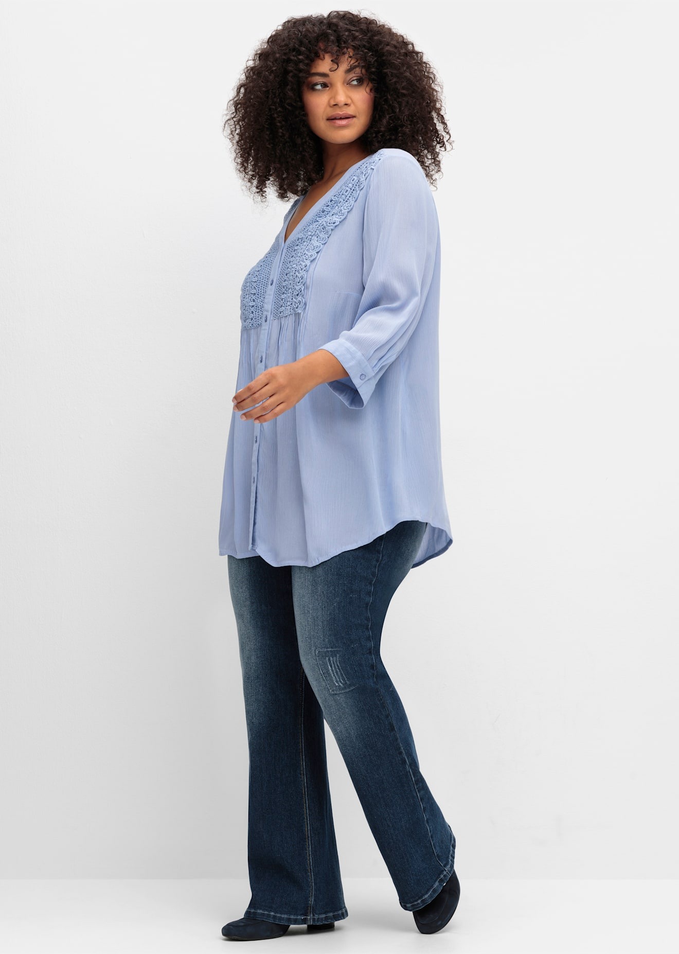 sheego by Joe Browns Crepebluse günstig online kaufen