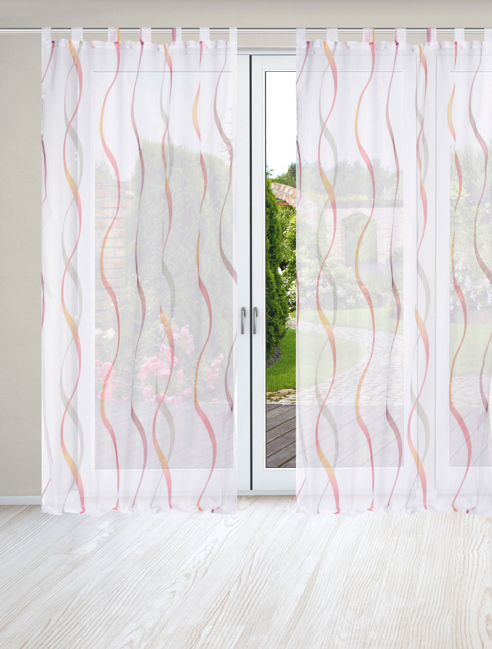 HOME WOHNIDEEN Vorhang "SCHLAUFENSCHAL" Schlaufen 2 Stk. tlg. 2er Pack Schl günstig online kaufen