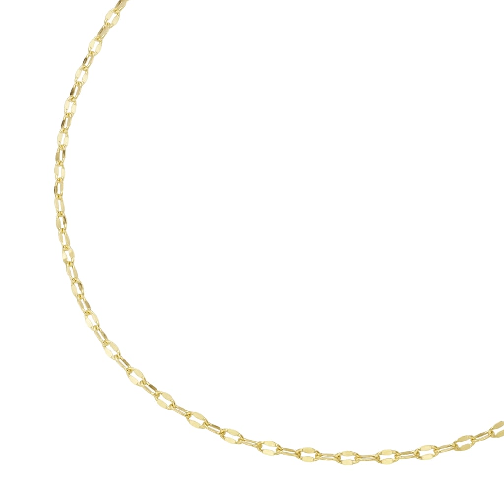 Luigi Merano Goldkette »fantasieförmig mit diamantierten Gliedern Gold 375«