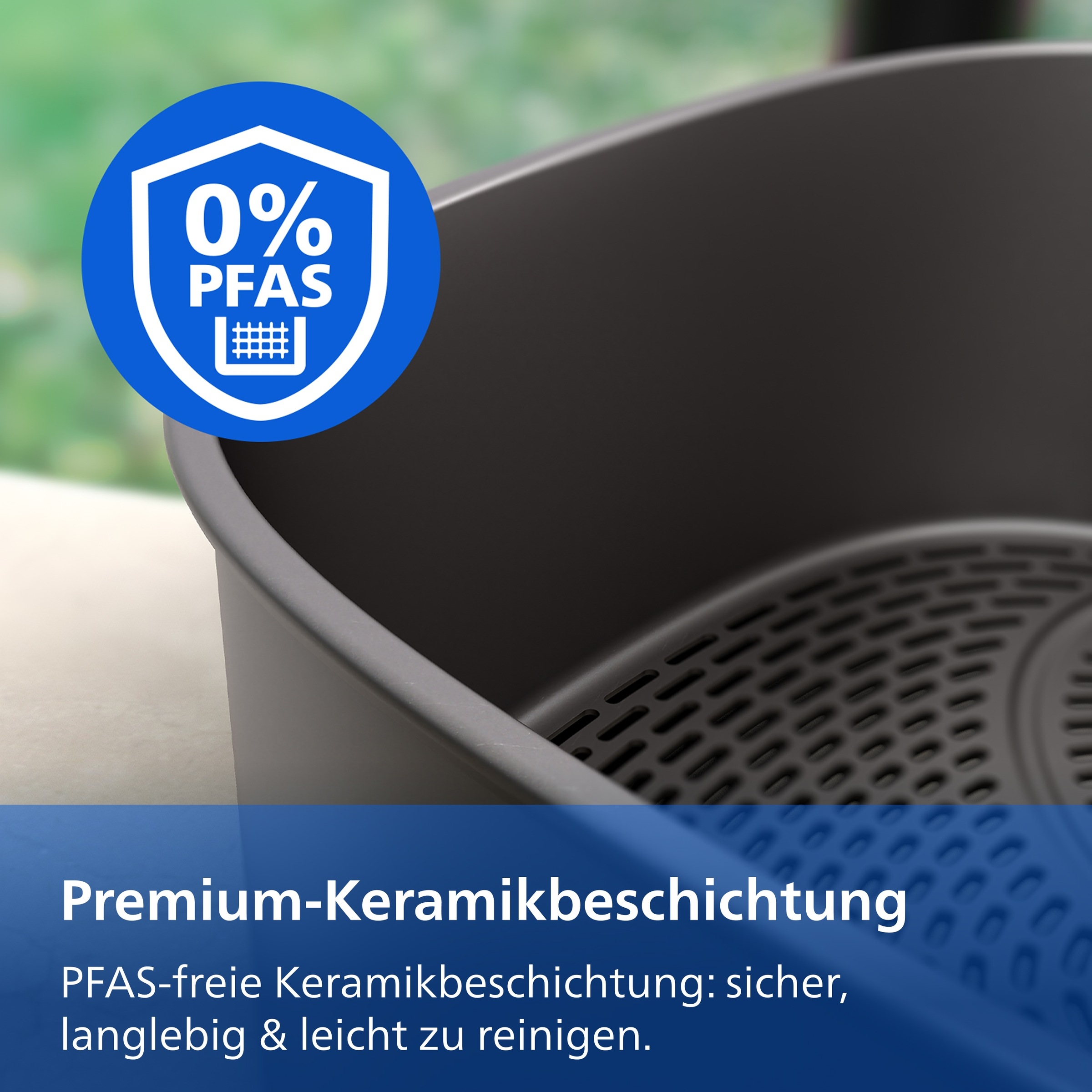 Philips Heißluftfritteuse »NA565/02 Steam Airfryer 5000 Series Megabasket, 9,5L Kapazität« 2750 W mit Dampfgarfunktion u. RapidAir Plus Technologie; inkl. Servierzange