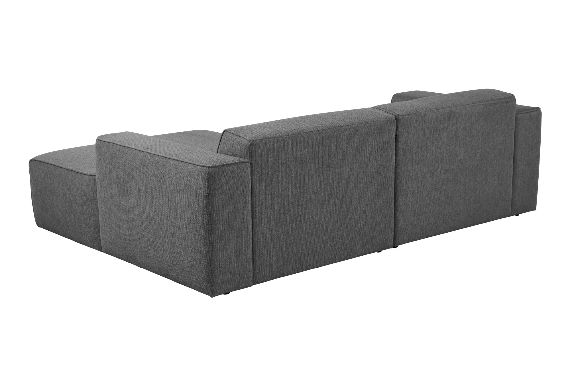 andas Ecksofa »Noord«, mit Kedernaht, Breite 234 cm, Cord, Struktur, Webstoff