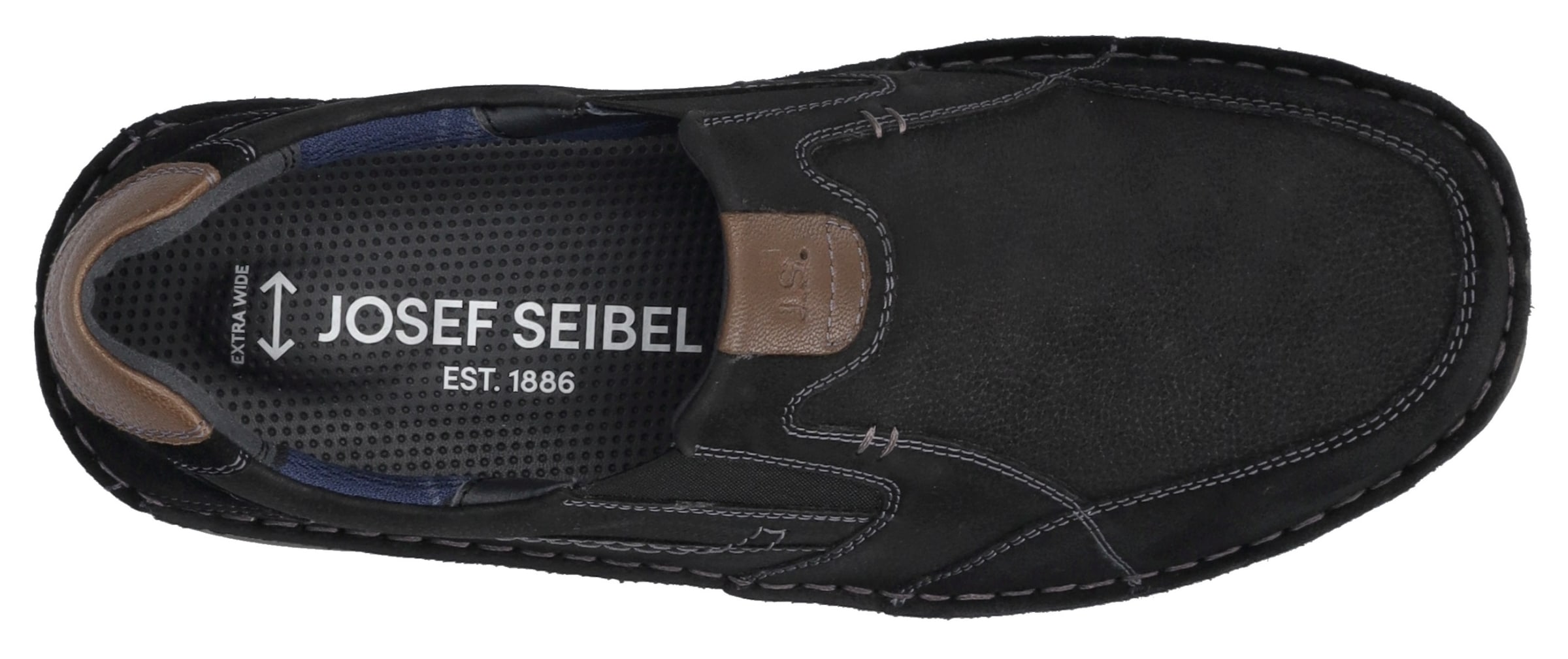 Josef Seibel Slipper »New Anvers 01«, Slip-on Sneaker, Bequemschuh, Komfortschuh in Schuhweite K