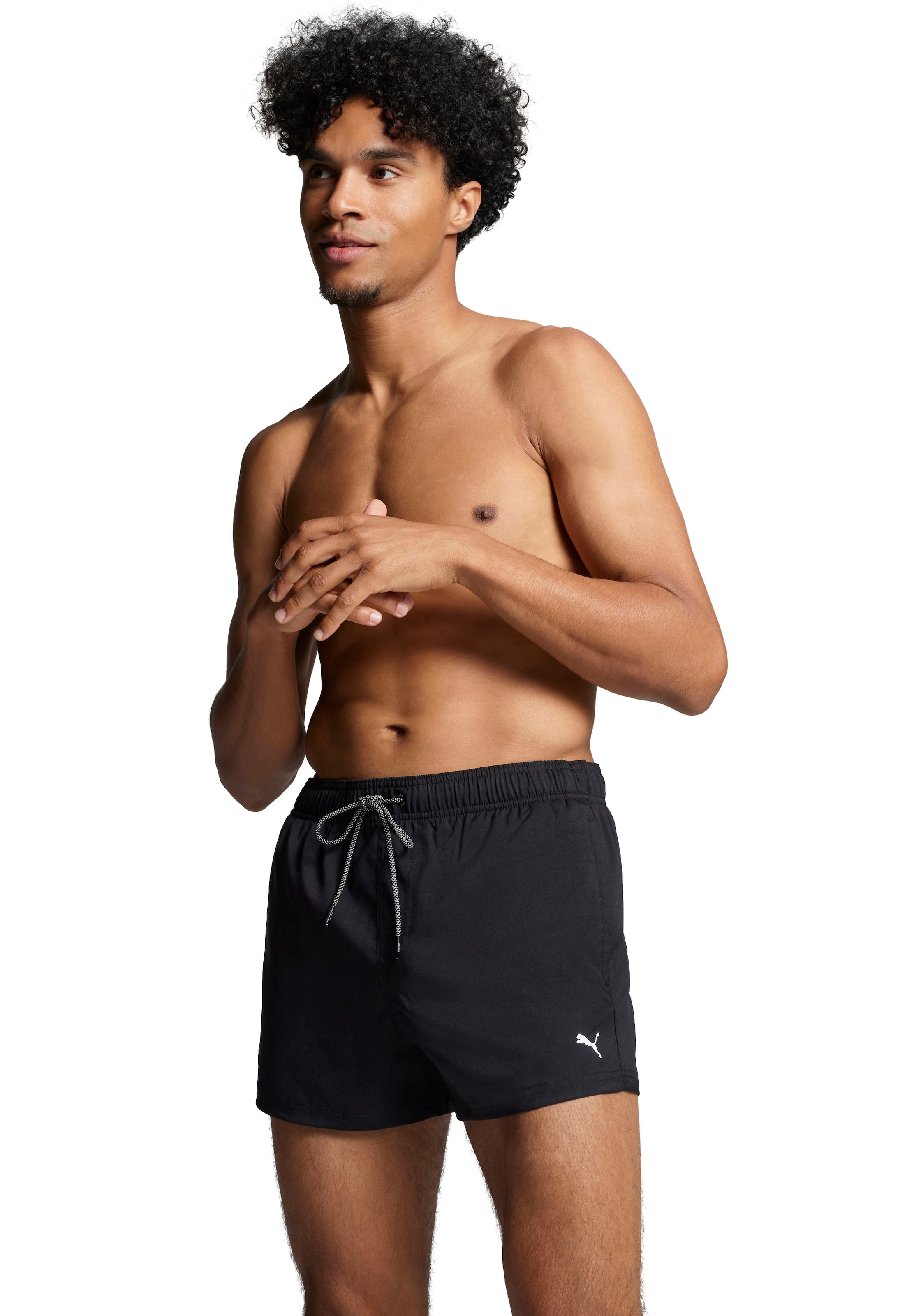 PUMA Badeshorts "PUMA SWIM MEN SHORT LENGTH SWIM SHORTS", mit seitlichen Ei günstig online kaufen