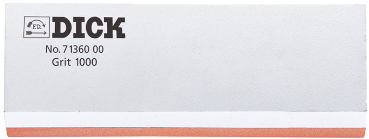 F. DICK Schleifstein Abziehstein 200 x 50 x 25 mm mit Körnung 360 und 1000