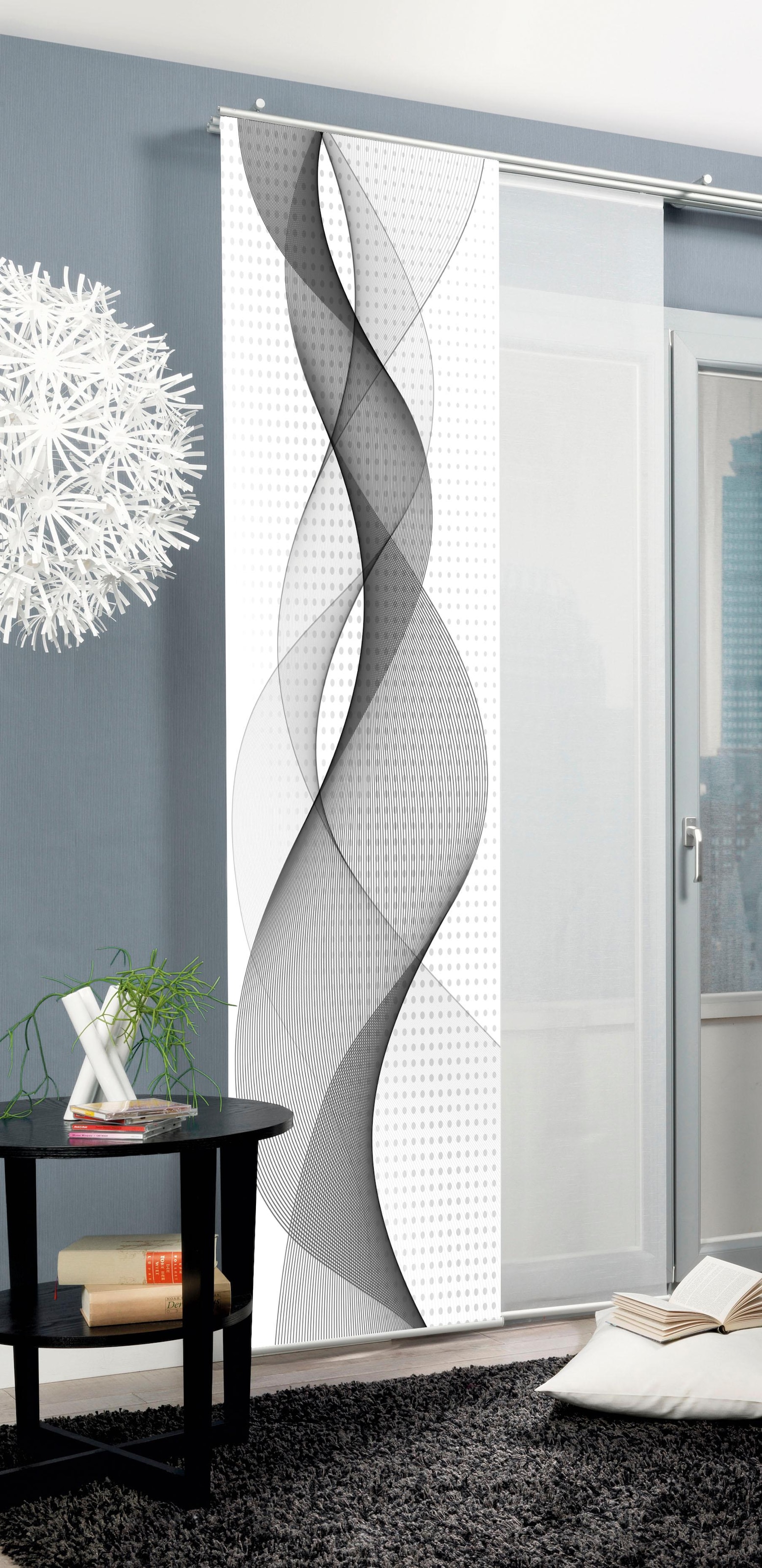 Vision S Schiebegardine "OPALIA" Paneelwagen 1 Stk. tlg. HxB: 245x60, Dekos günstig online kaufen