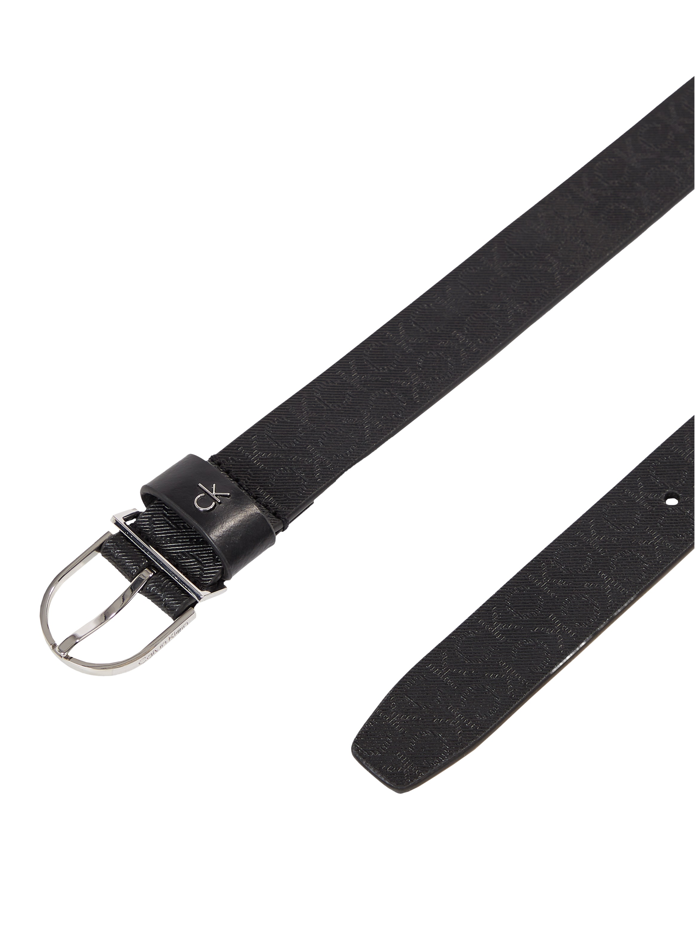 Calvin Klein Ledergürtel "CK METAL ROUND BUCKLE 2.5 MONO" günstig online kaufen