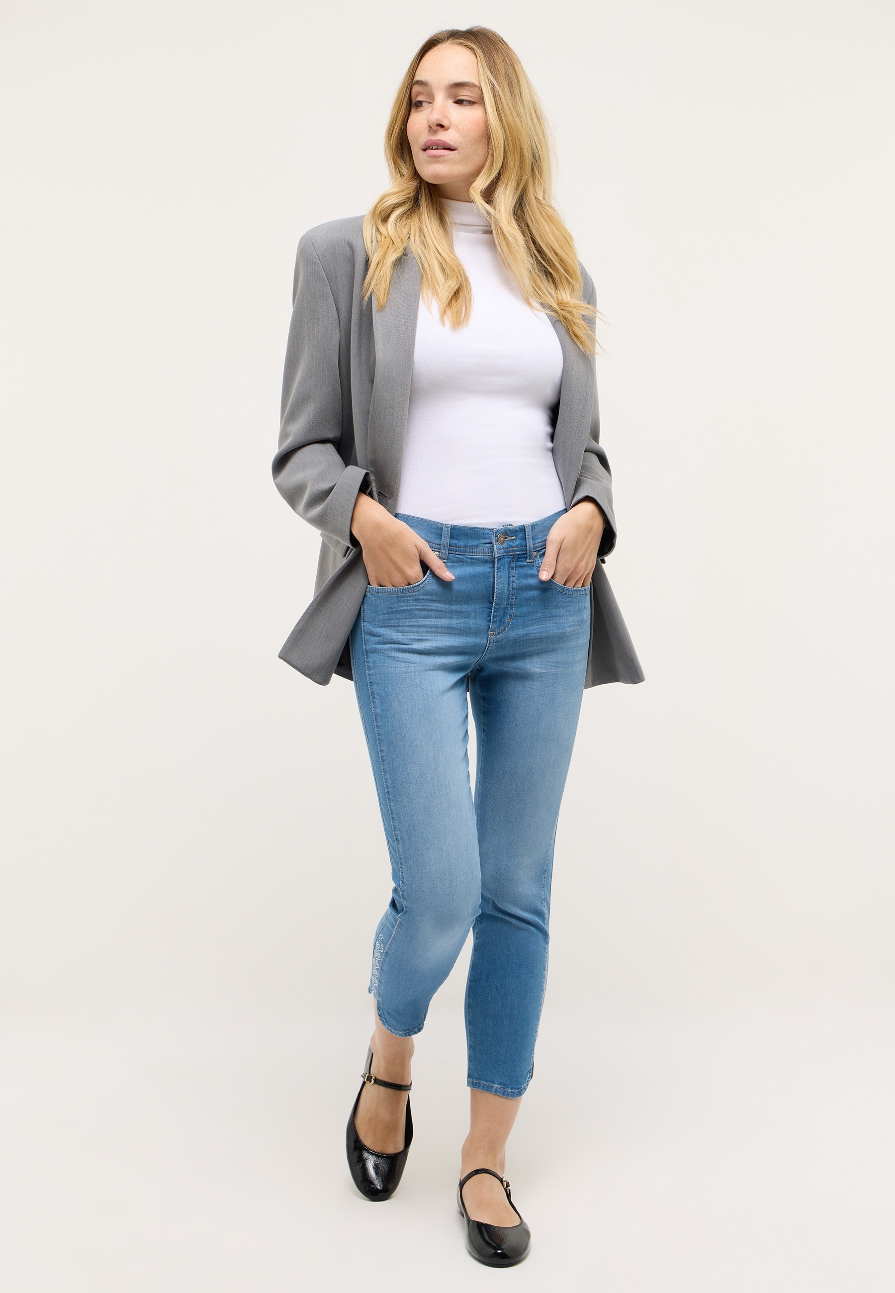 ANGELS Slim-fit-Jeans »Ornella Sparkle« mit Stretch