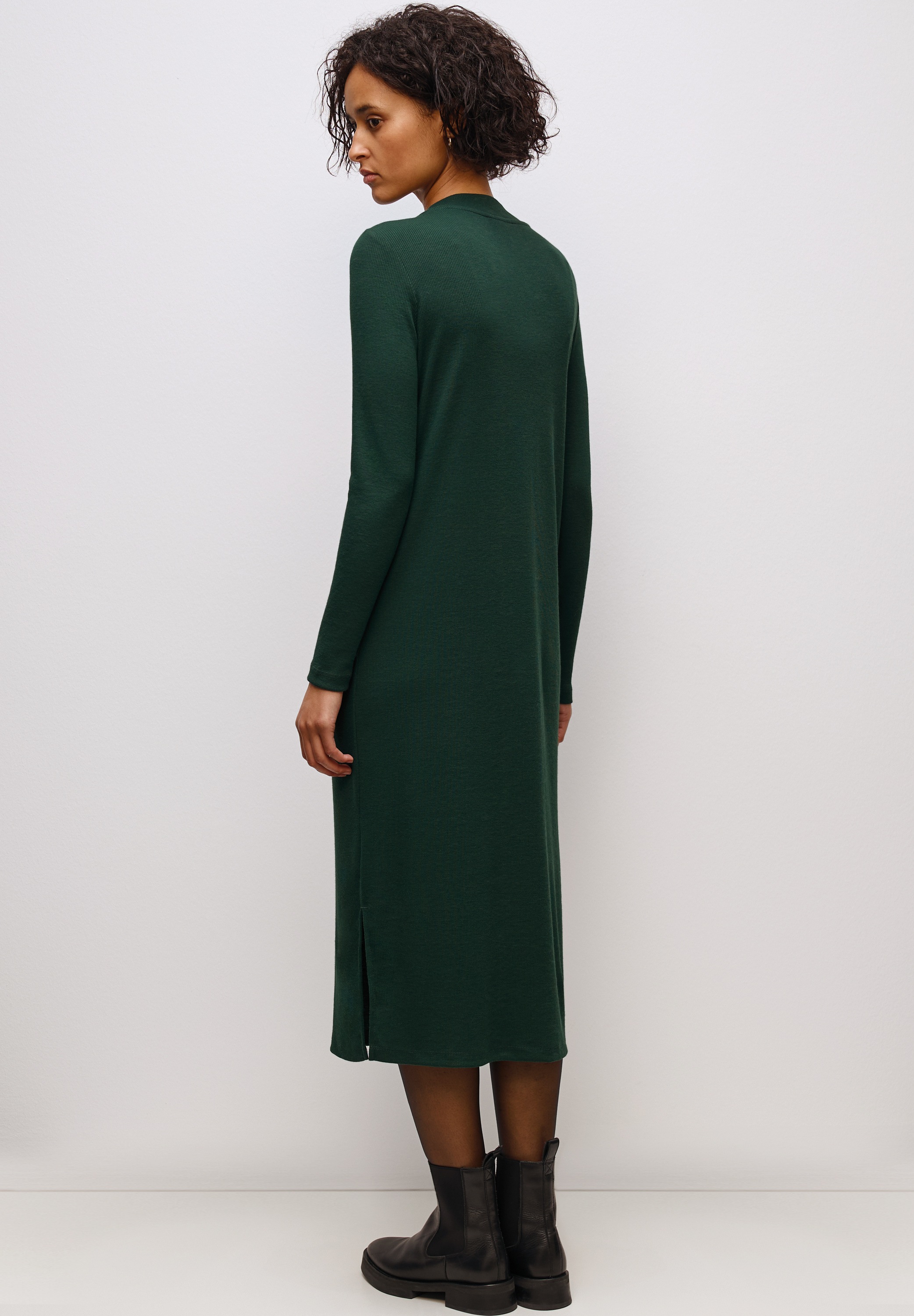 STREET ONE Midikleid, in Unifarbe günstig online kaufen