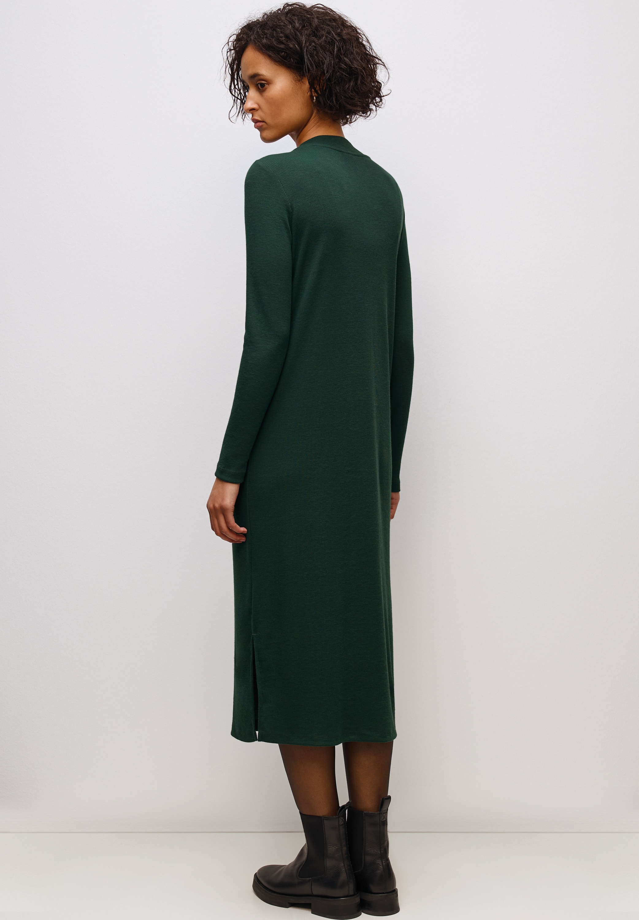 STREET ONE Midikleid Ohne Taschen in Unifarbe günstig online kaufen