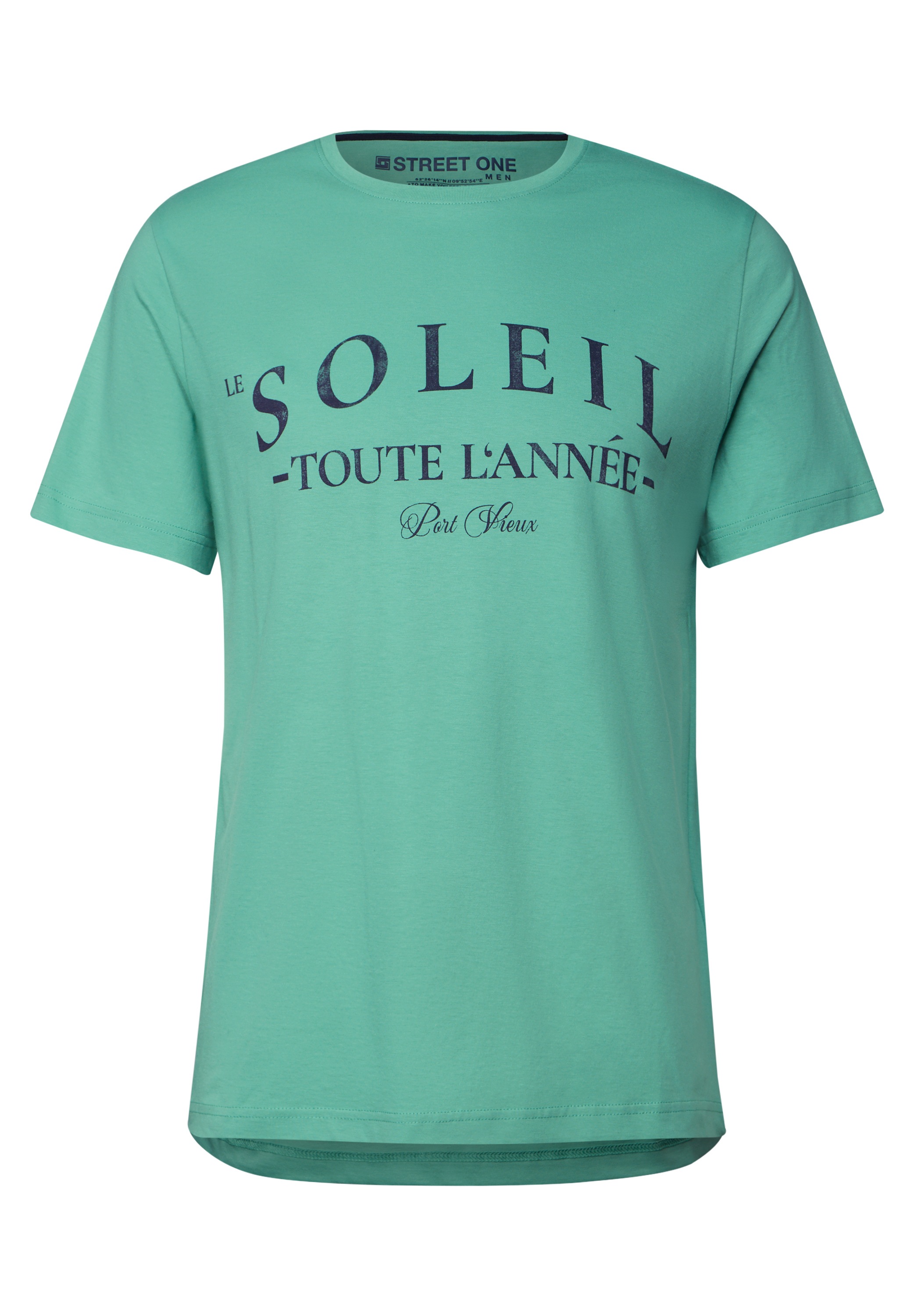 STREET ONE MEN T-Shirt, aus reiner Baumwolle