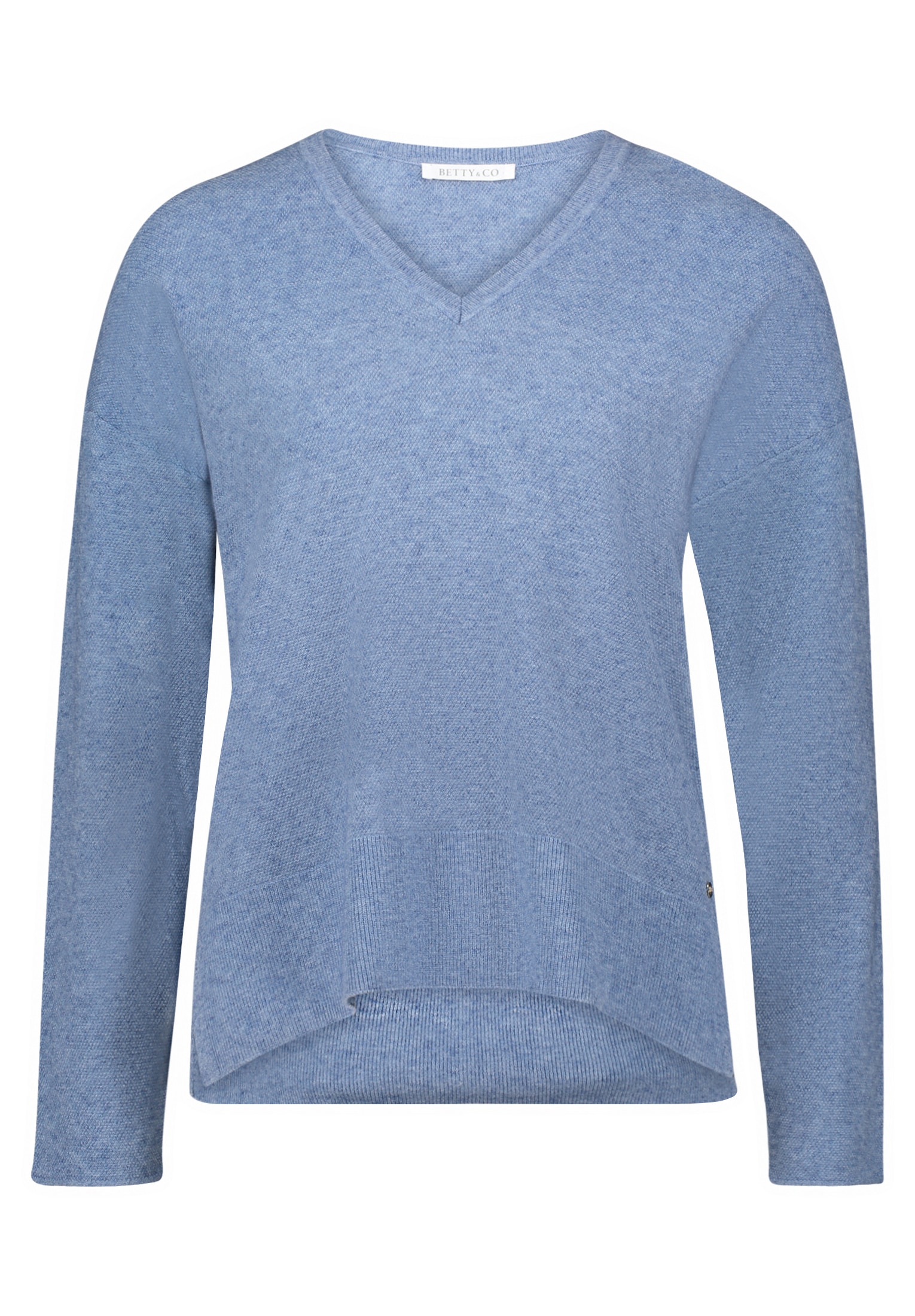Betty&Co Strickpullover "Betty & Co Damen Strickpullover mit V-Ausschnitt", günstig online kaufen