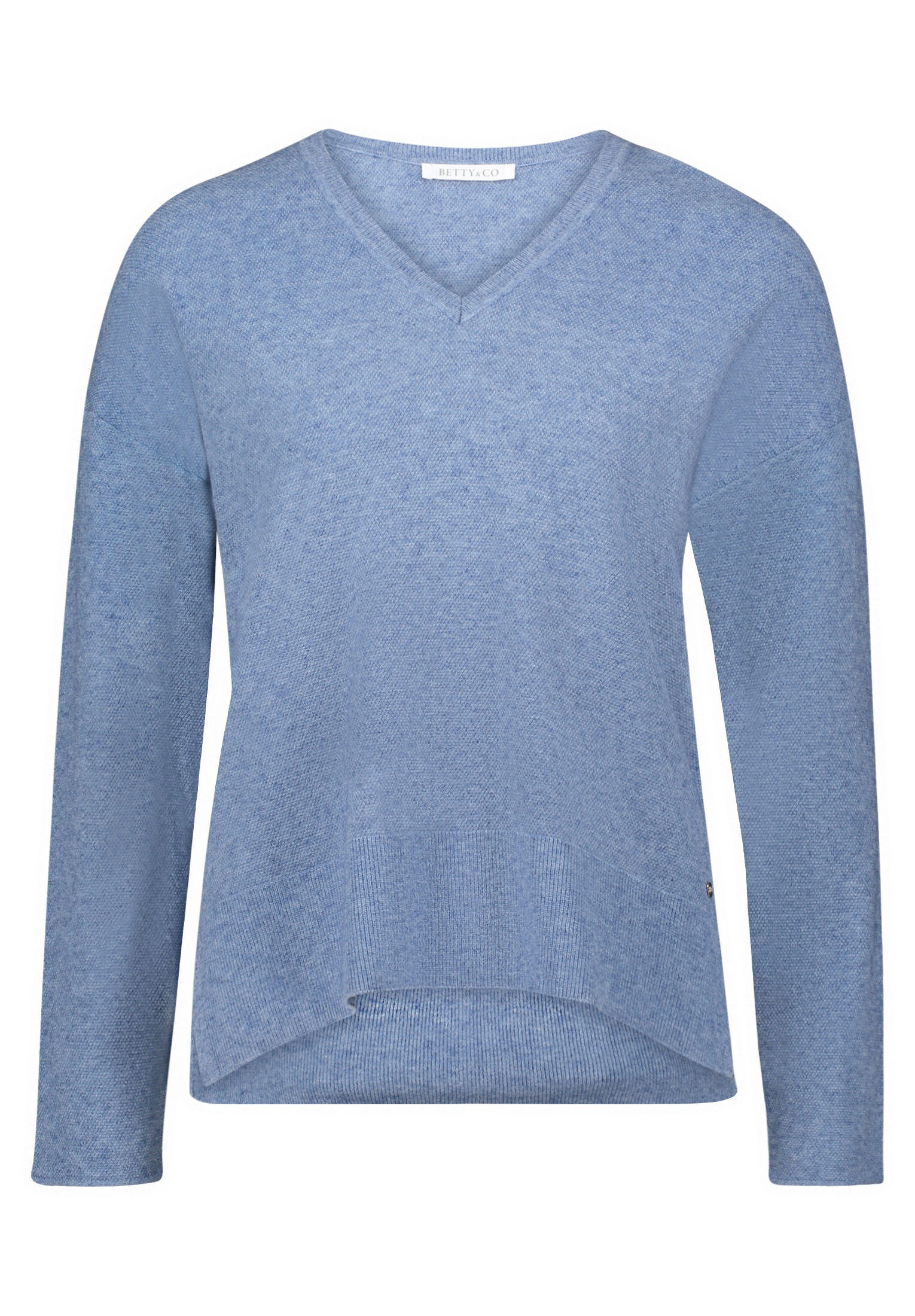Betty&Co Strickpullover "Damen mit V-Ausschnitt", 1 Stk. günstig online kaufen