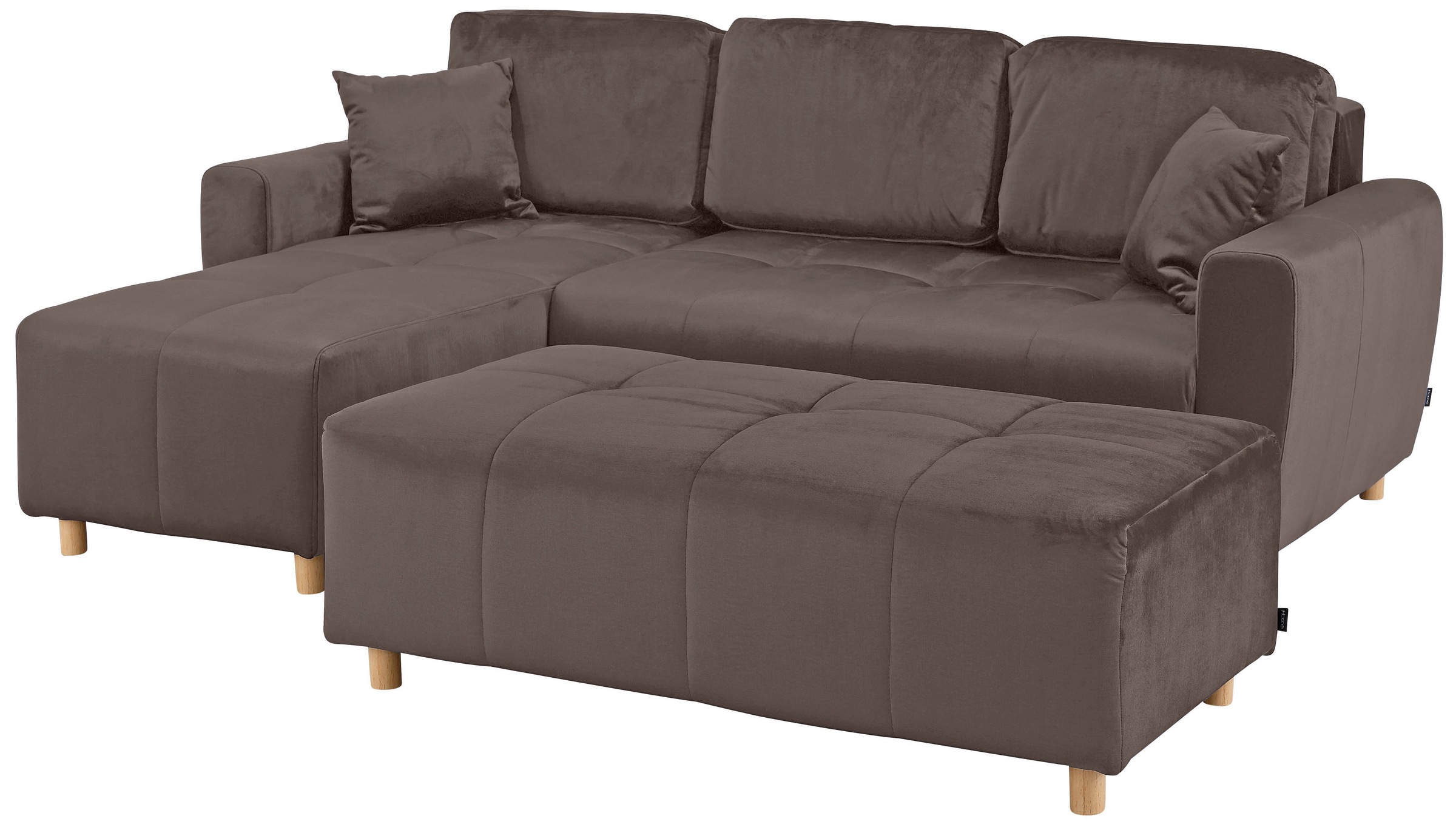 Home affaire Ecksofa »Scania L-Form«, wahlweise mit Bettfunktion und Bettkasten