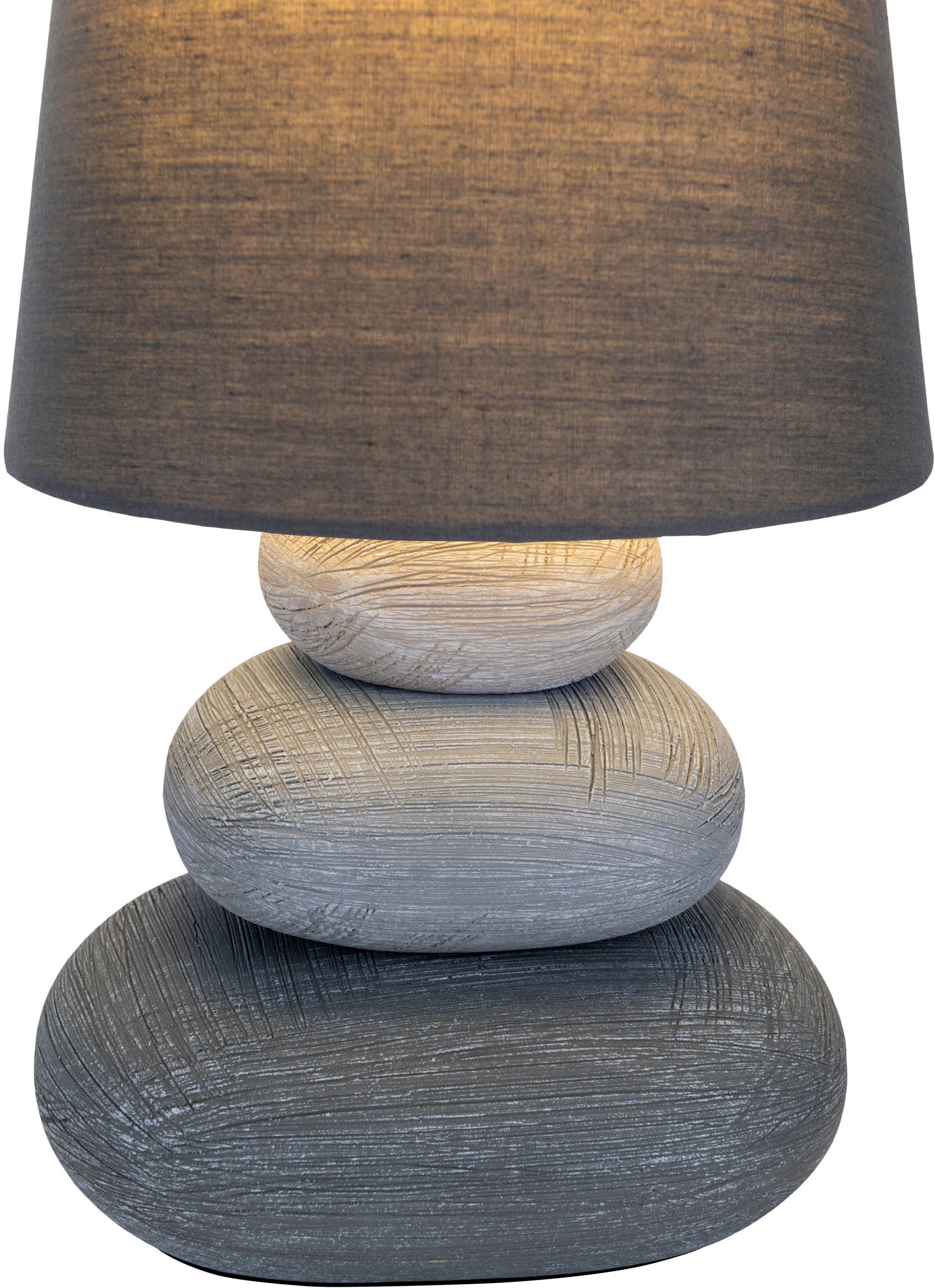 näve LED Tischleuchte »Stoney«, Leuchtmittel E14 | ohne Leuchtmittel, Zuleitung: ca. 130 cm