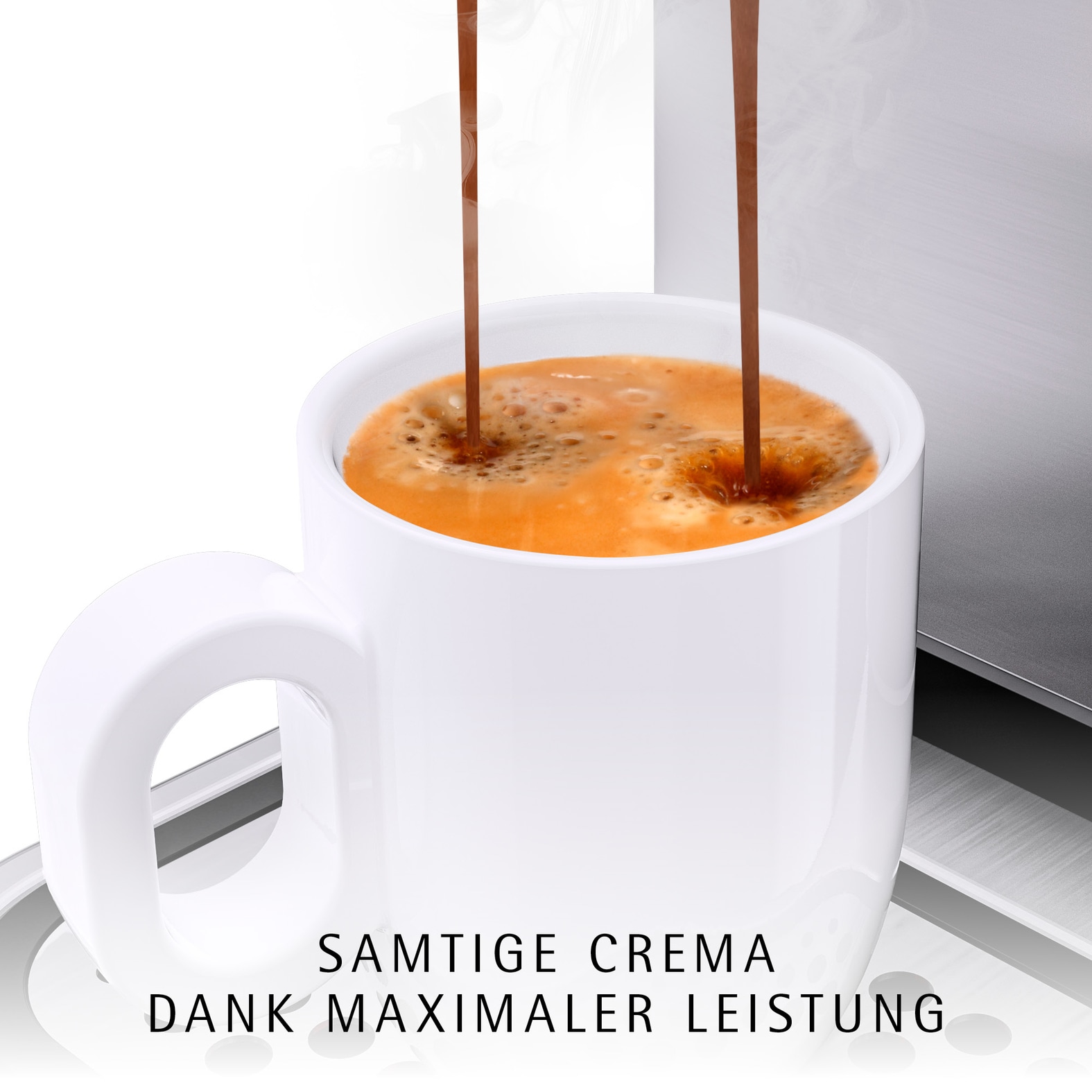 WMF Espressomaschine »LONO« kompakt, elegant, 15 bar, 1350 Watt, Milchschaumdüse, Cromargan