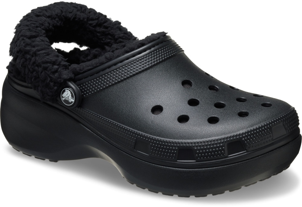 Crocs Clog "Lined Fuzz Strap" Schlupfschuh, Hausschuh mit rutschhemmender L günstig online kaufen