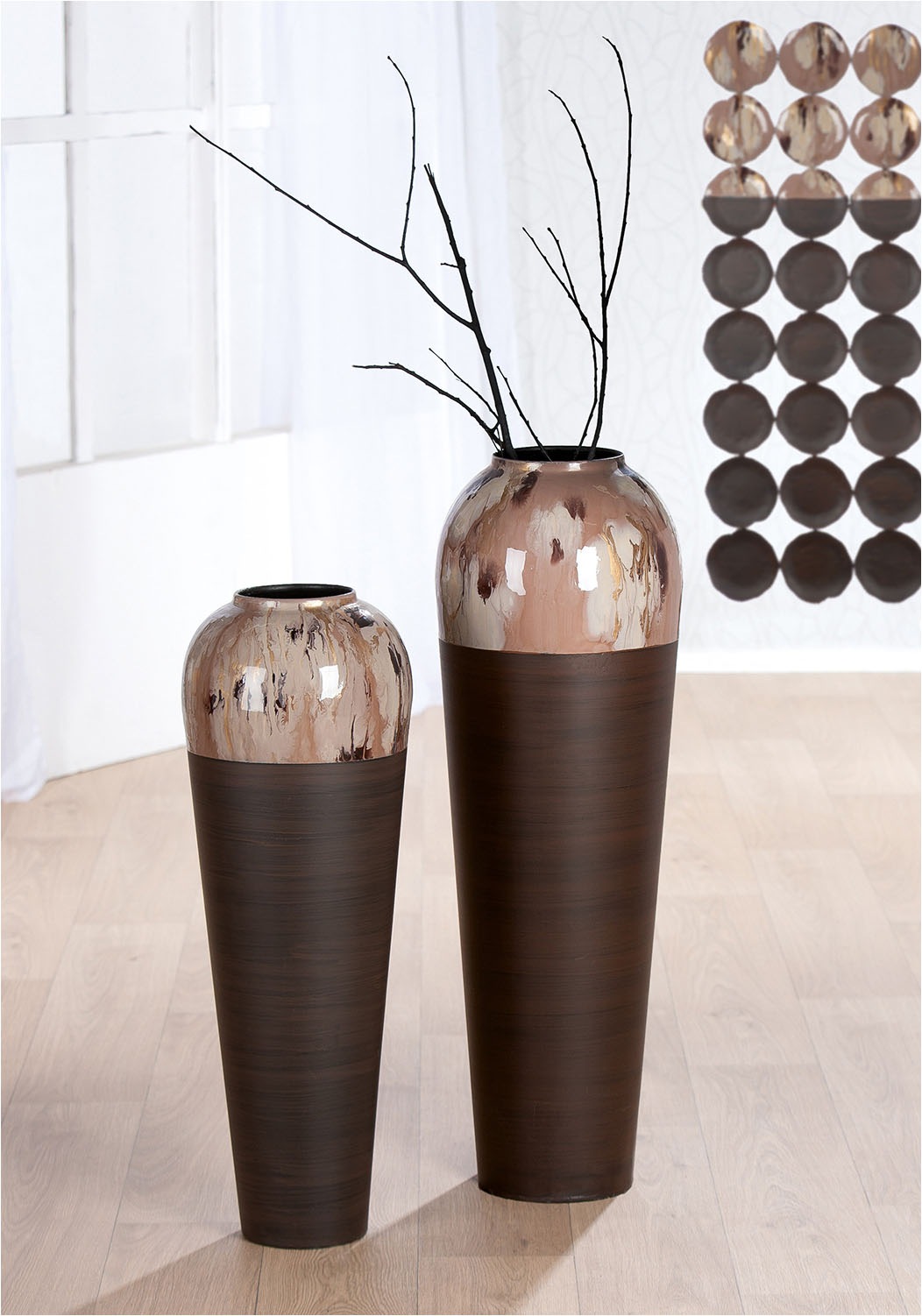 GILDE Bodenvase »Bodenvase rund Tinnum«