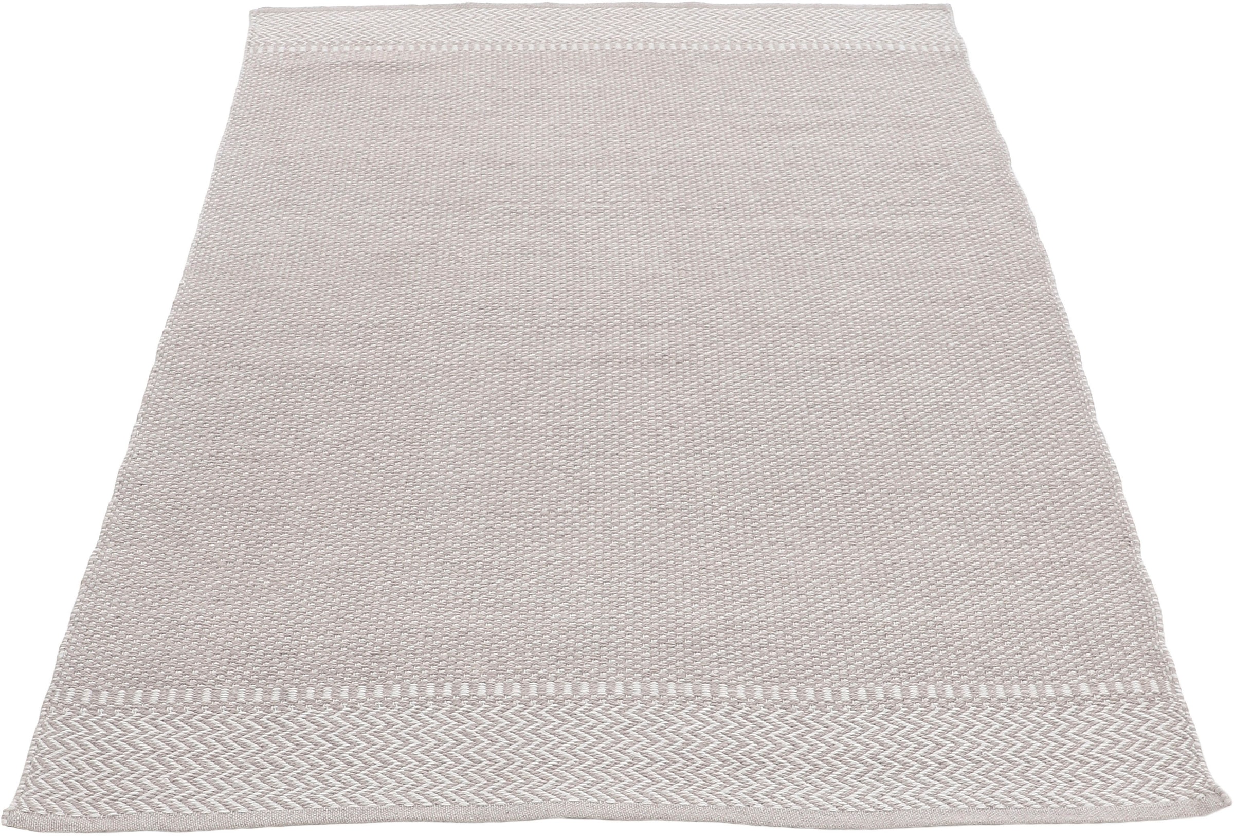 carpetfine Teppich »Frida 205«, 7 mm Höhe, Wendeteppich, 100% recyceltem Material (PET), Flachgewebe, Sisal Optik, Pflegeleicht und Robust, In- und Outdoor geeignet, Wetterfest und UV-beständig für Balkon, Terrasse, Garten, Wohn- und Schlafzimmer