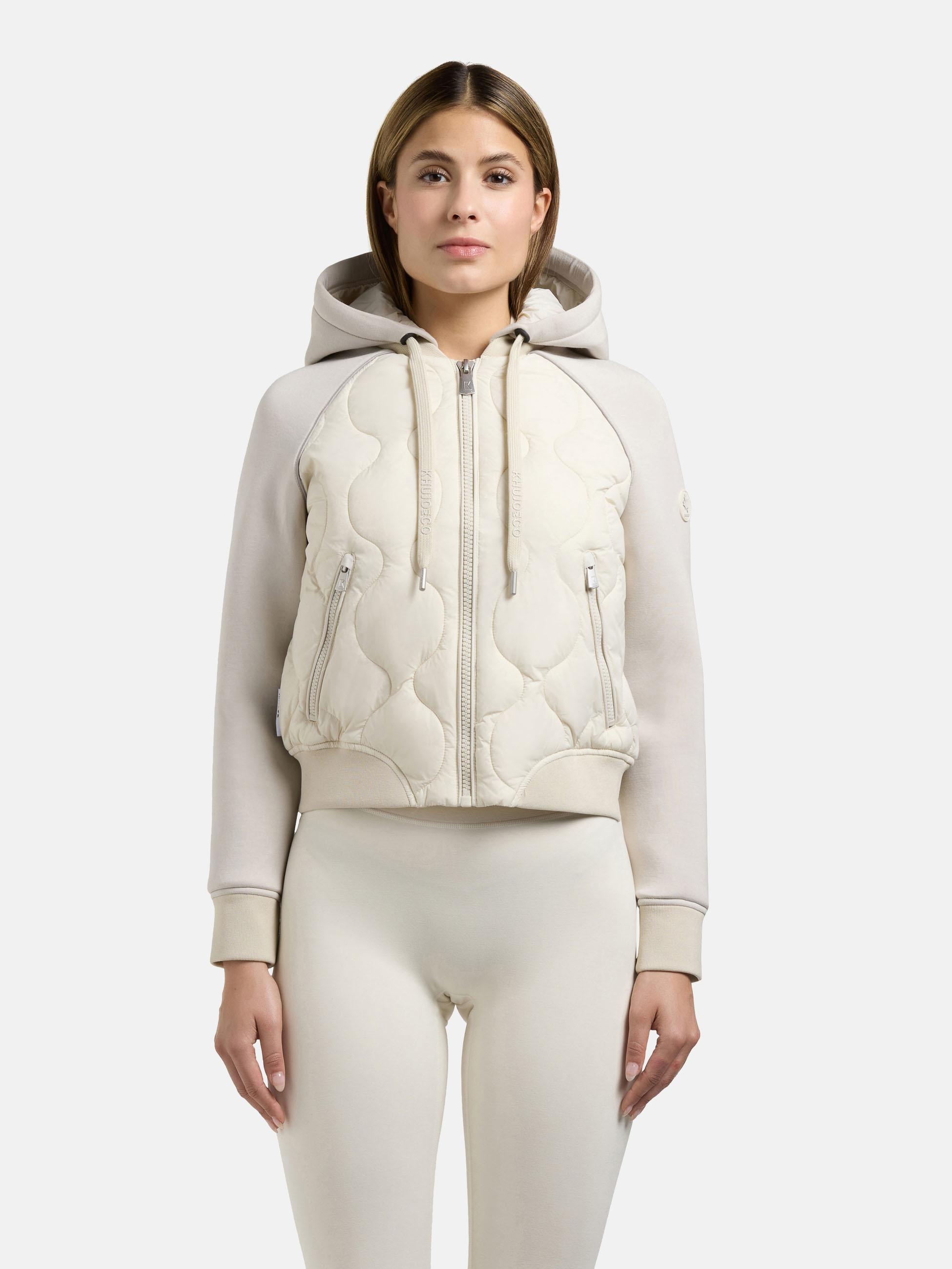 khujo Funktionsjacke "Malaya" 1 Stk. tlg. mit Kapuze Gesteppte Bomberjacke günstig online kaufen