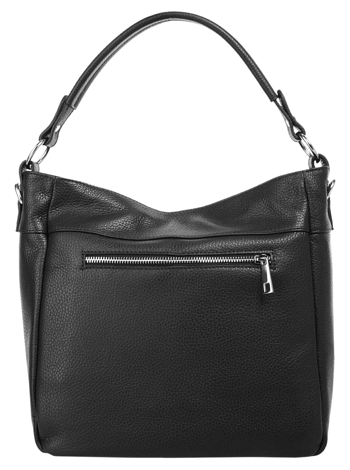 Cluty Henkeltasche, echt Leder, Made in Italy