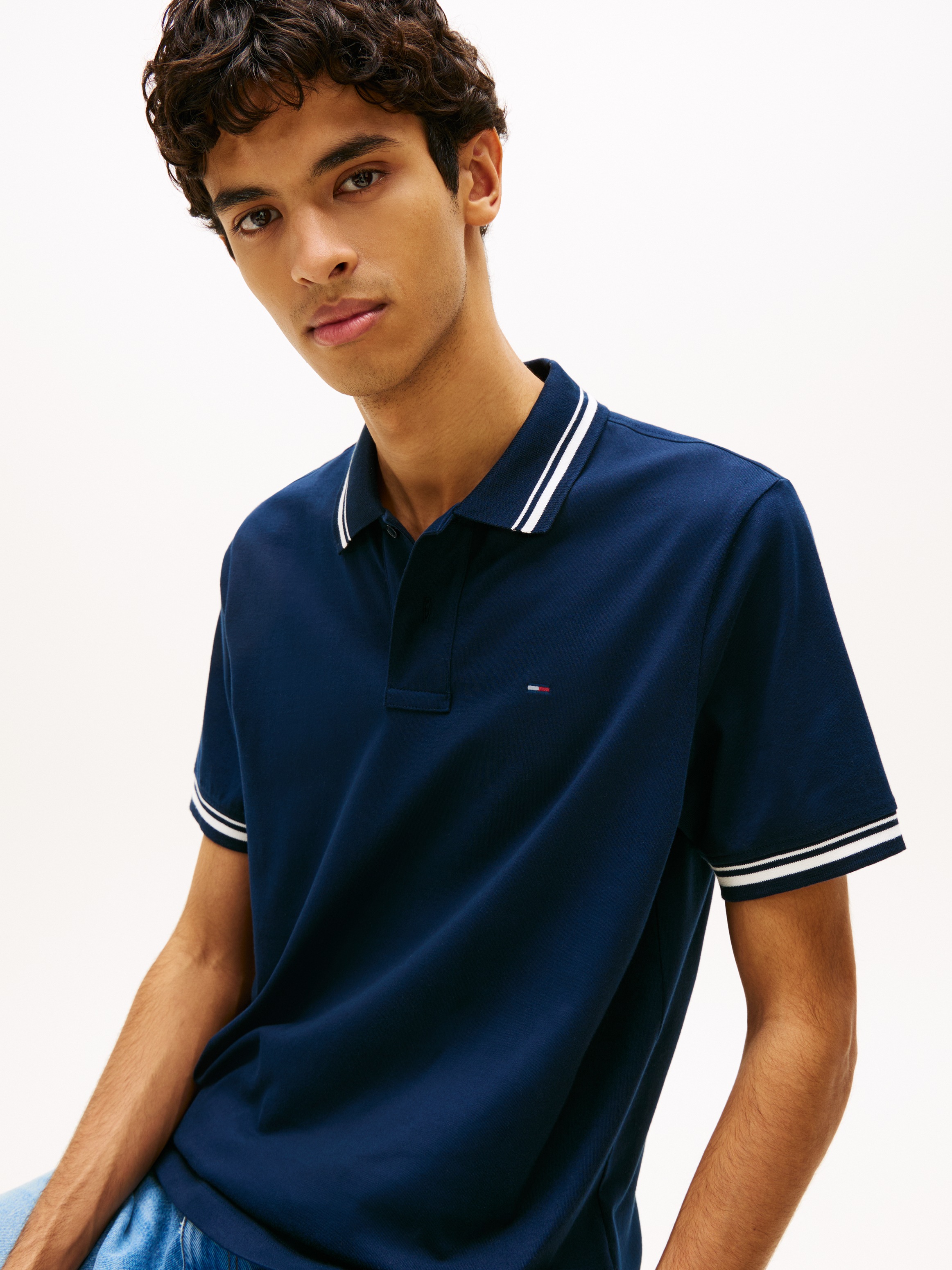 Tommy Jeans Poloshirt "TJM REGULAR TIPPED" Regular fit mit Polokragen günstig online kaufen