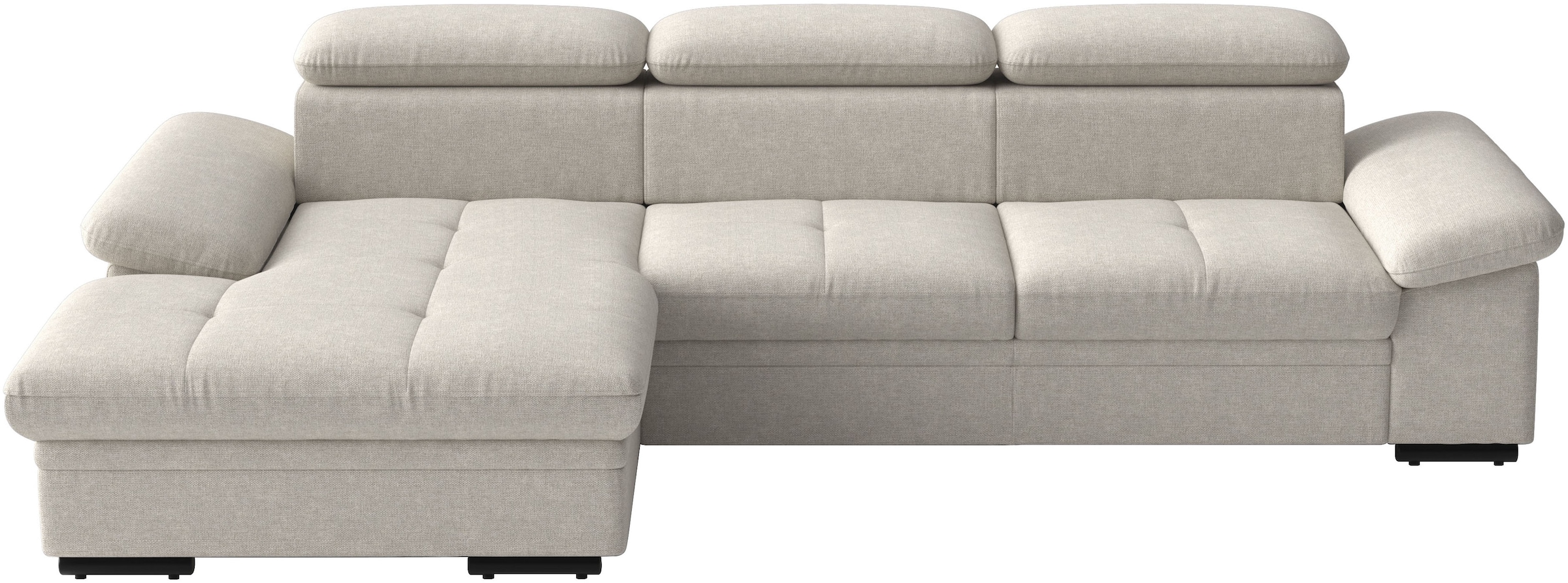 sit&more Ecksofa "Viola L-Form, B: 260 cm, Arm- & Kopfteilverstellung" optional Schlaffunktion,inkl Armteil- & Kopfteilverstellung