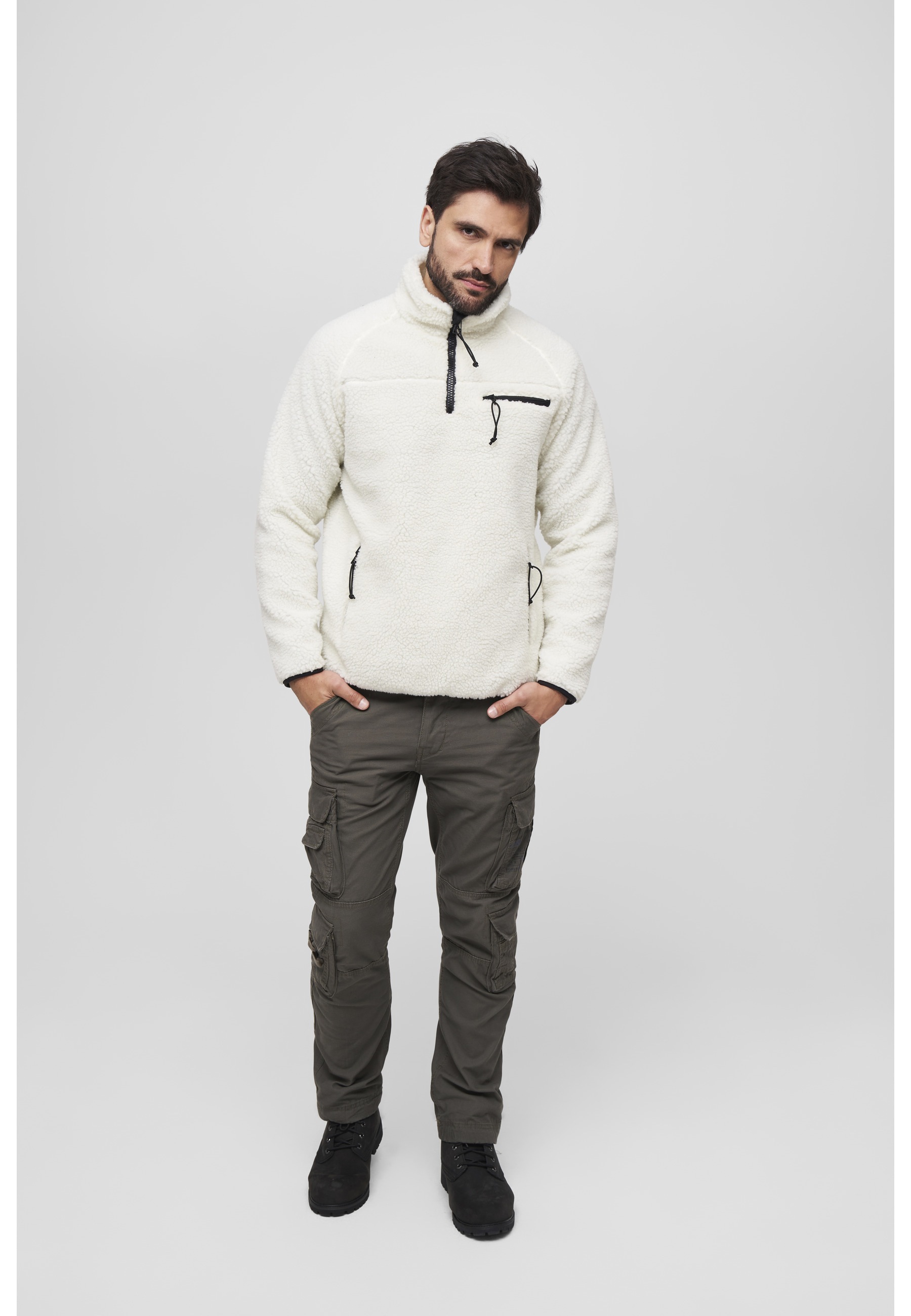 Brandit Kapuzenpullover »Brandit Herren Teddyfleece Troyer« 1 Stk.