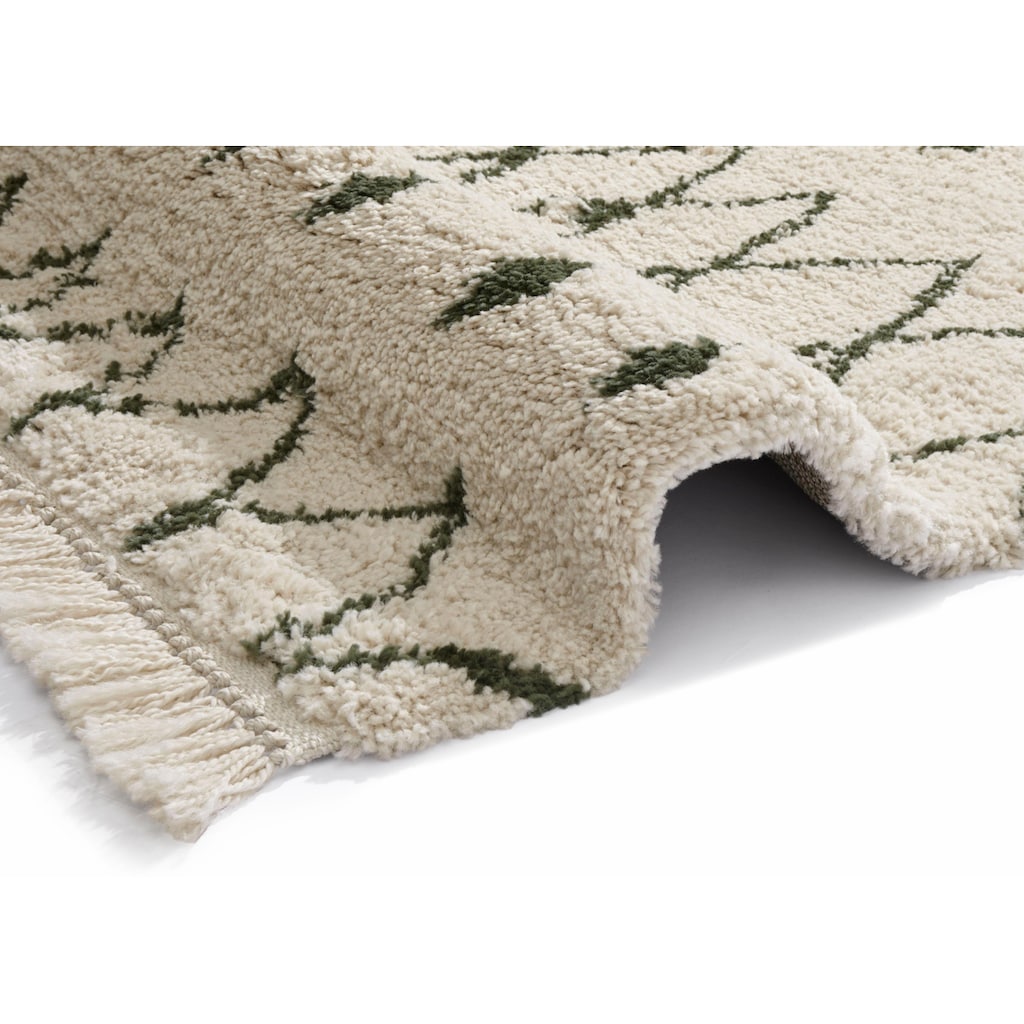 freundin Home Collection Hochflor-Teppich »Calla«, rechteckig