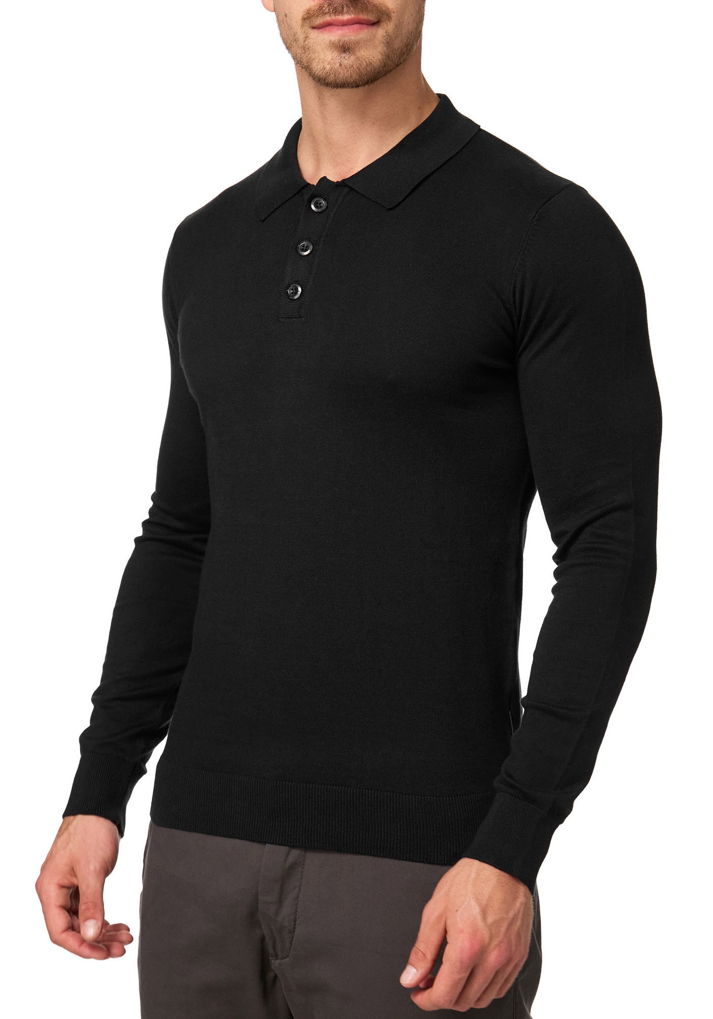 Indicode Polokragenpullover "INBarner"