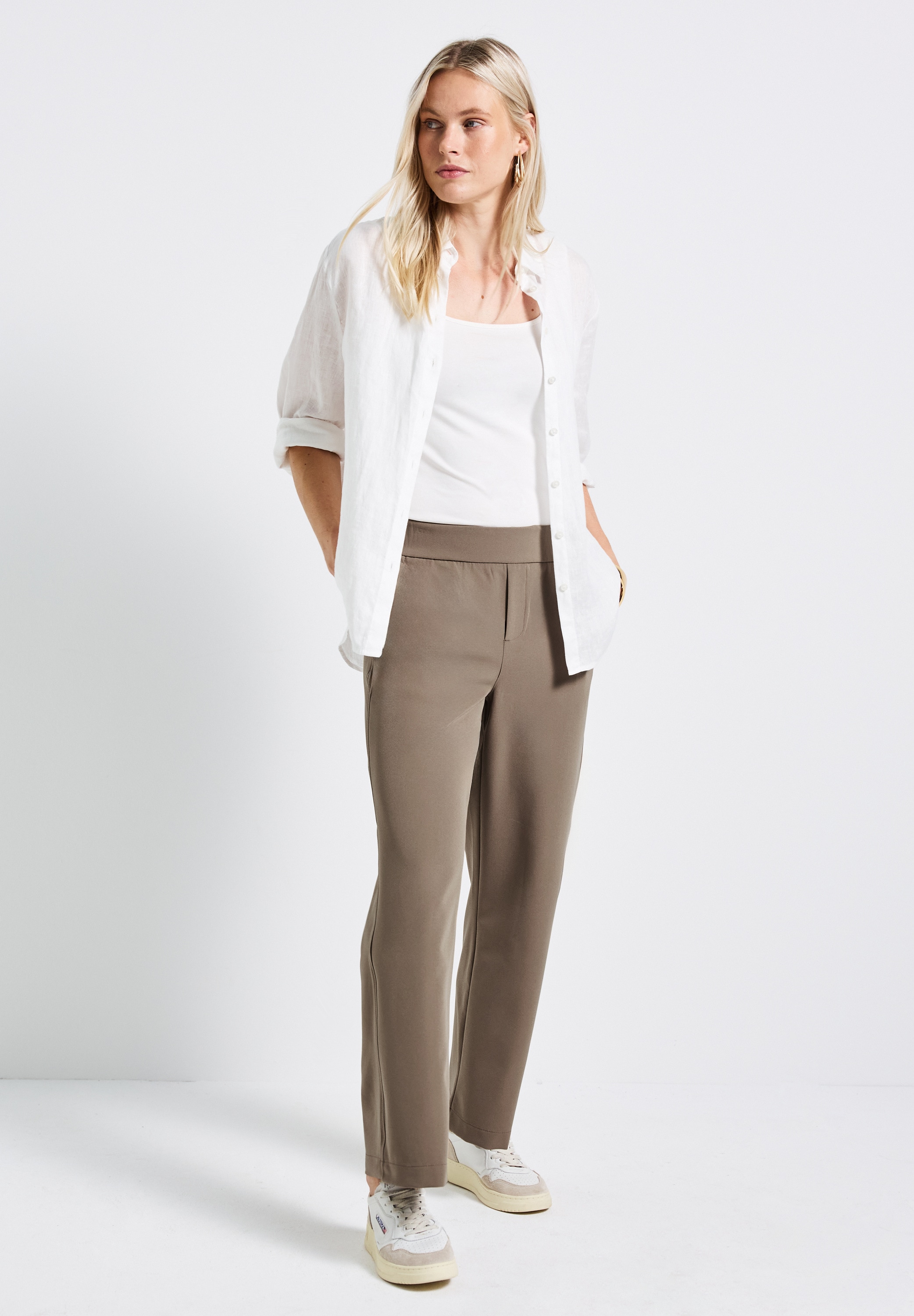 STREET ONE Stoffhose, Middle Waist
