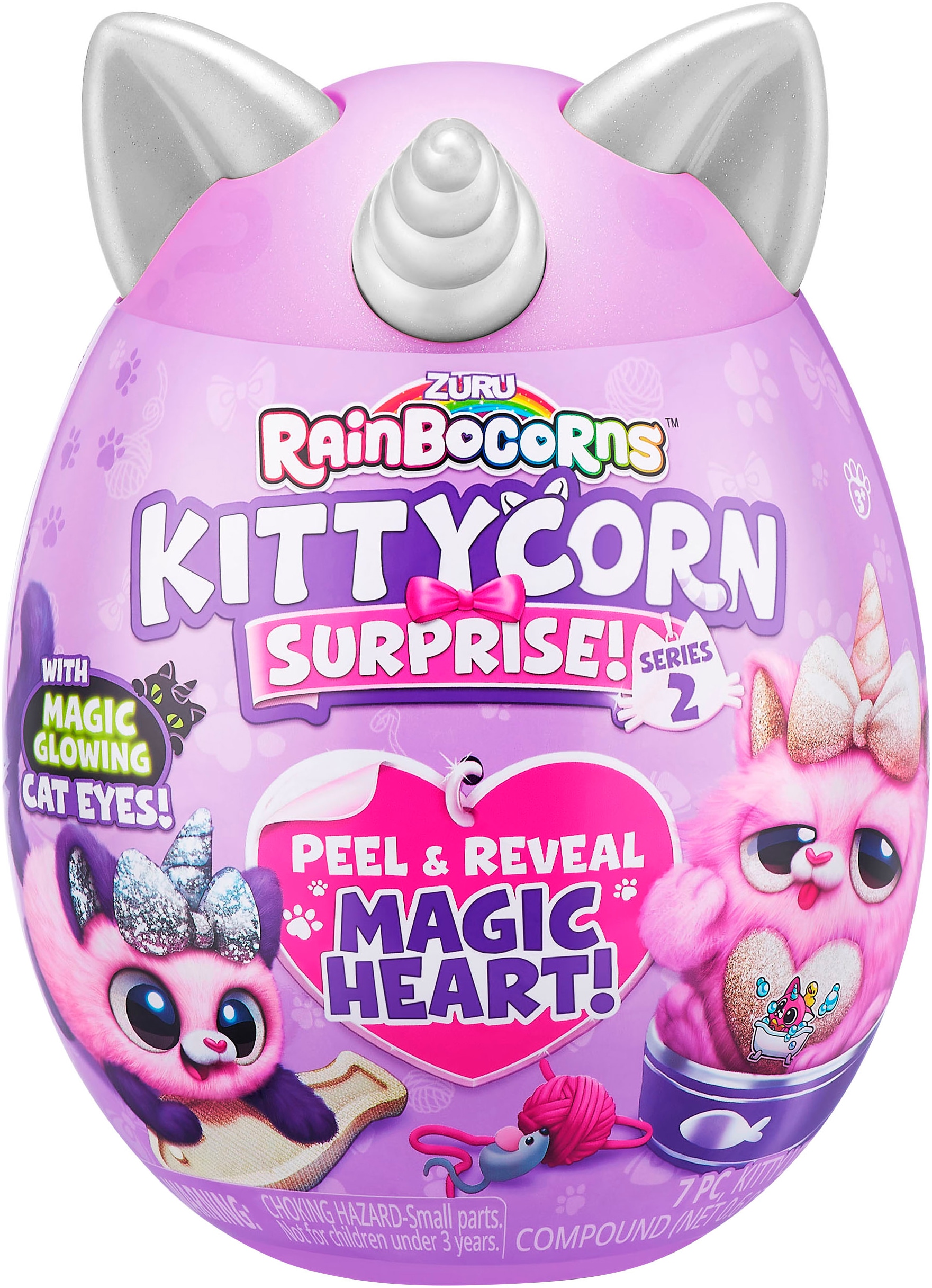 RainBoCorns Plüschfigur »Rainbocorns, Kittycorn Surprise Serie 2«, Lieferung erfolgt sortiert (unterschiedliche Charaktere)