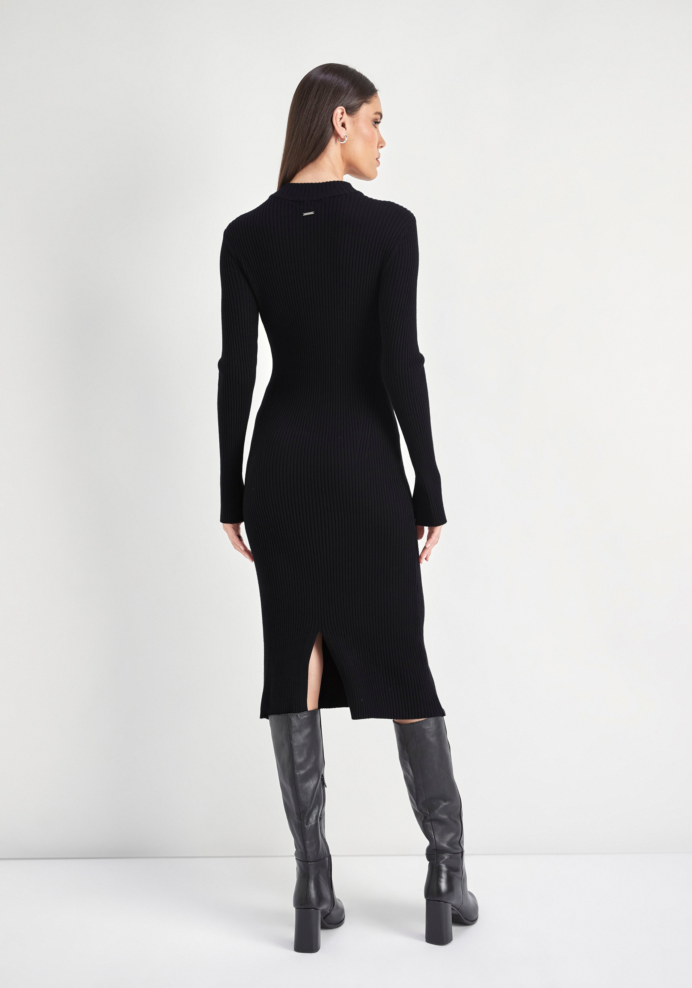 HECHTER PARIS Strickkleid, mit Gehschlitz günstig online kaufen