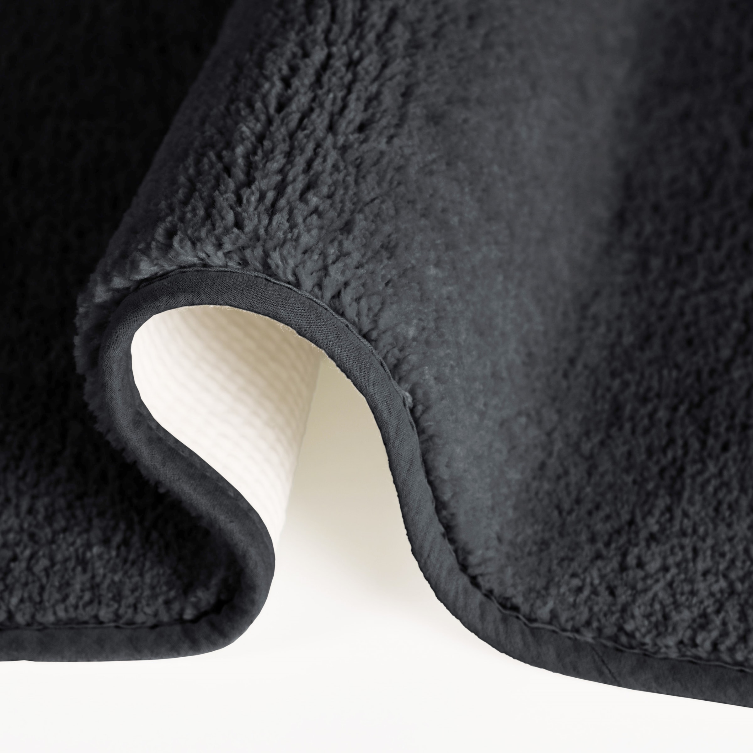 my home Badematte »Vanessa, Badvorleger, Badezimmer Teppich«, rutschhemmend beschichtet, schnell trocknend-fußbodenheizungsgeeignet-strapazierfähig, Badteppich, weiche Haptik, unifarben