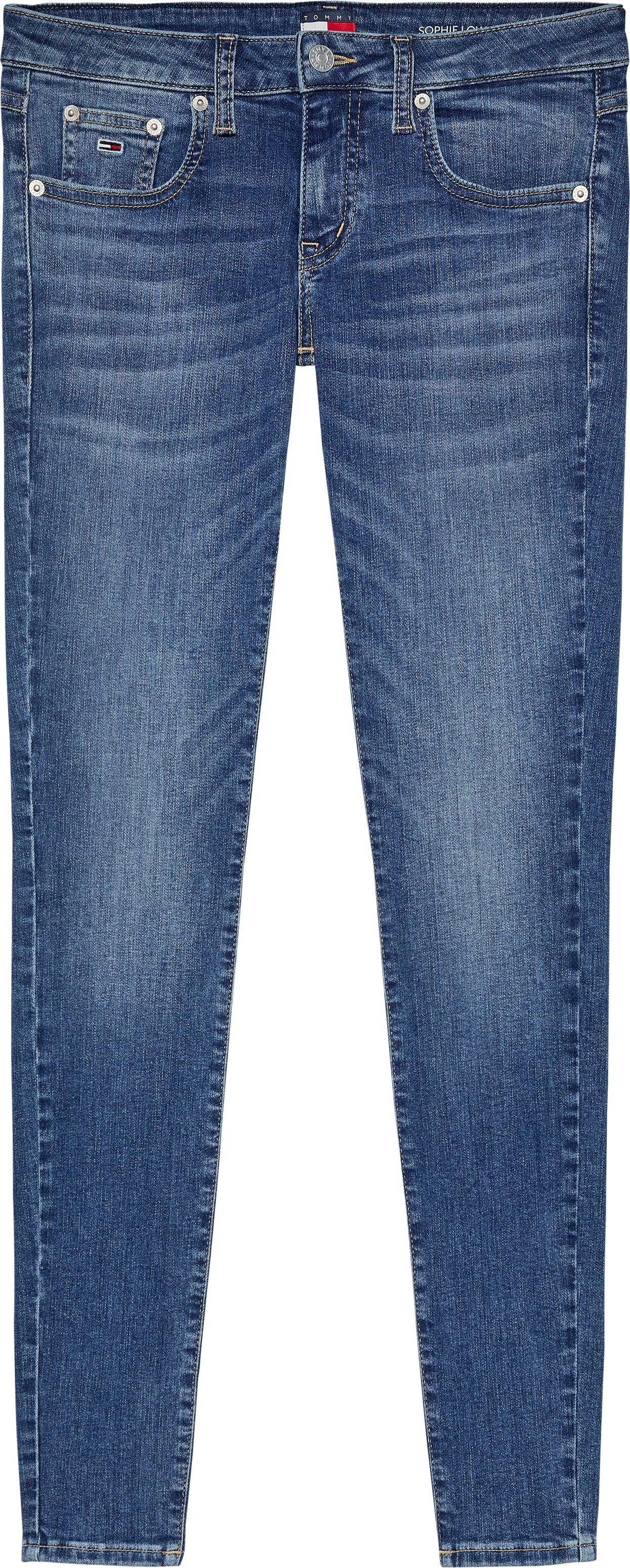 Tommy Jeans Skinny-fit-Jeans »Sophie Low Waist Skinny«, mit Logo-Badge, in Knöchellänge