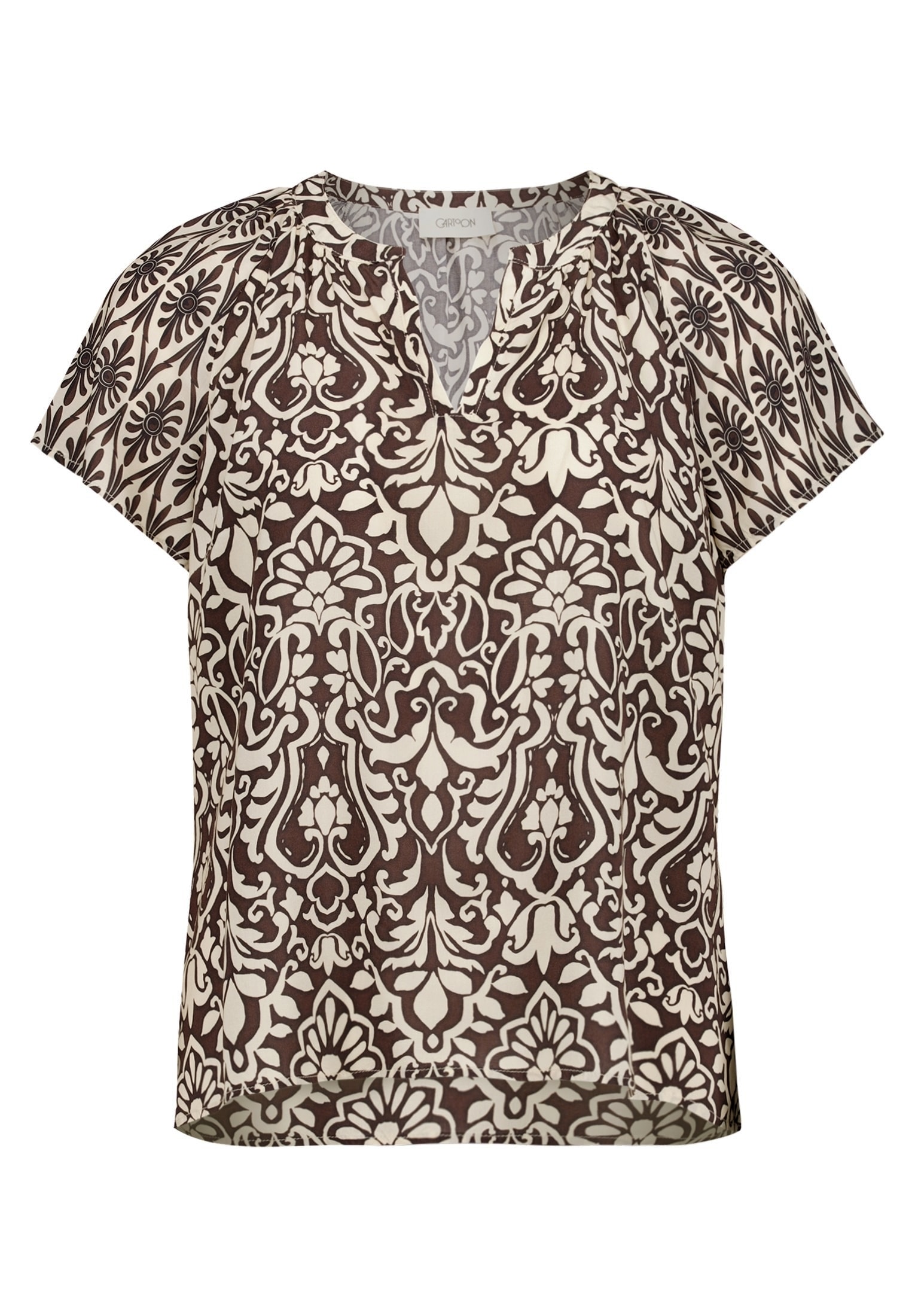Cartoon Shirtbluse »Damen mit Rüschen«