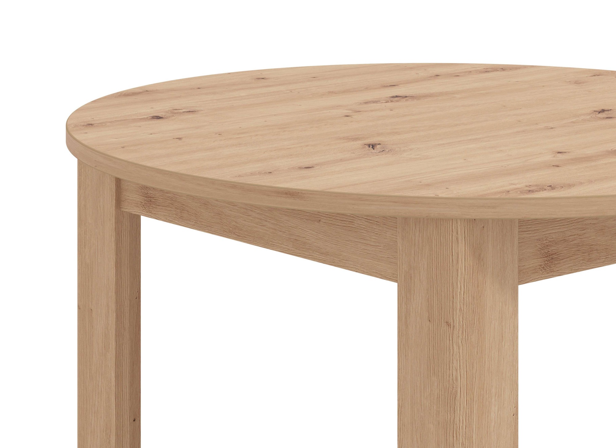 Home affaire Esstisch »Ancona runder Tisch, 106 cm, MFD Tischplatte«, in verschiedenen modern Farben, Ideal für eine moderne Küche