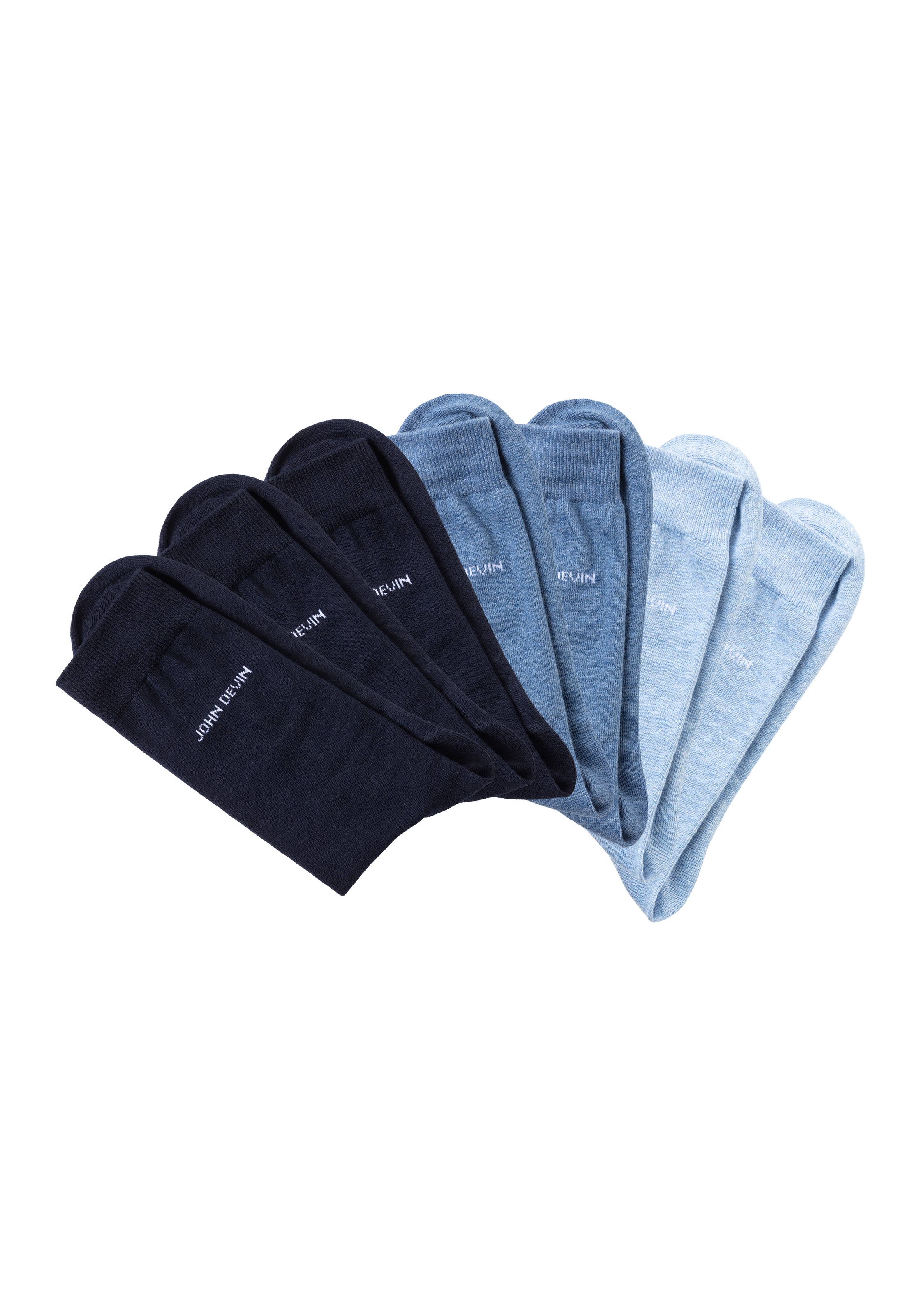 John Devin Basicsocken Packung, 7 Stk. tlg. für jeden Tag günstig online kaufen